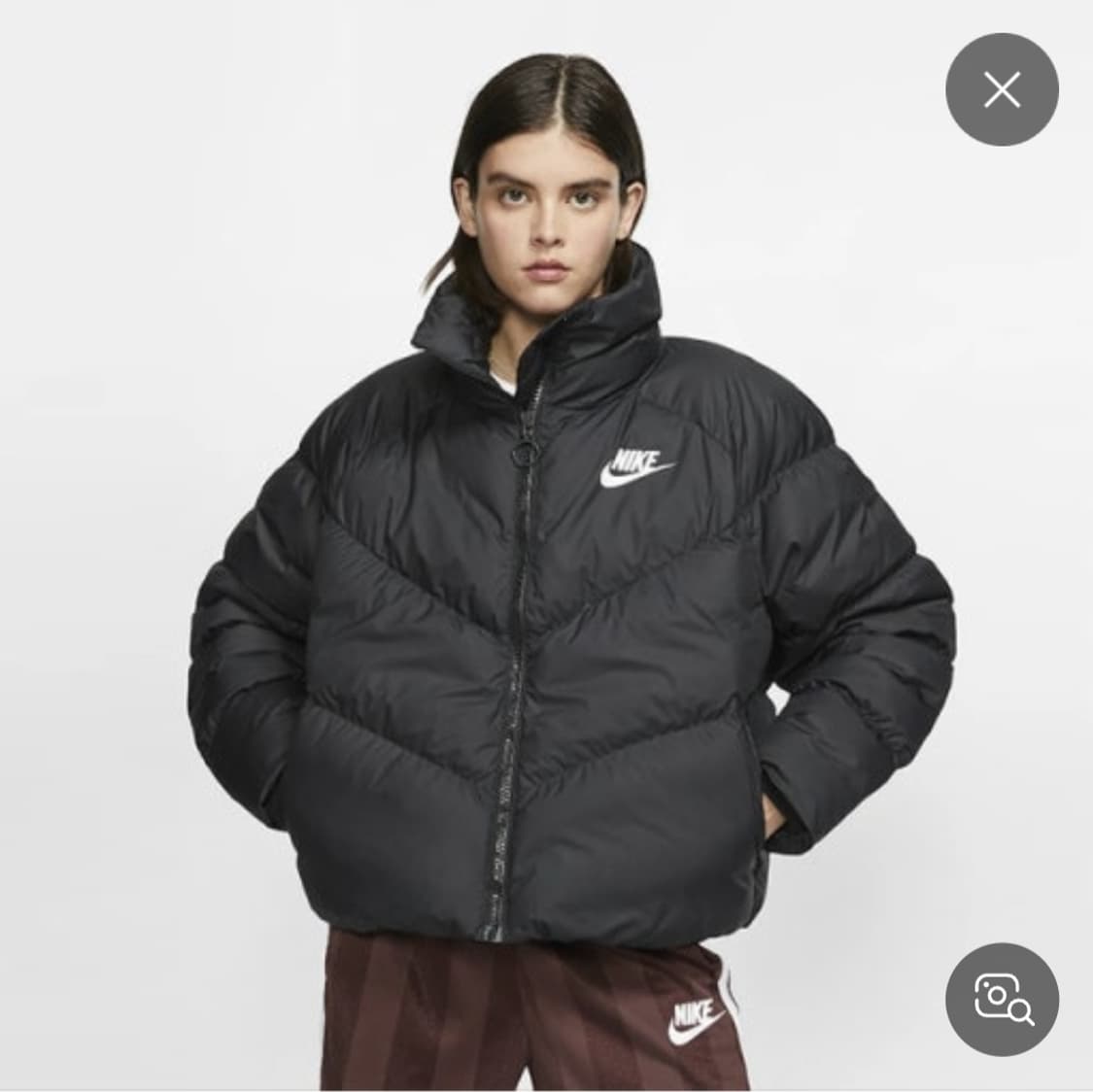 나이키 블랙 여성 숏패딩 점퍼 M 상품이미지2