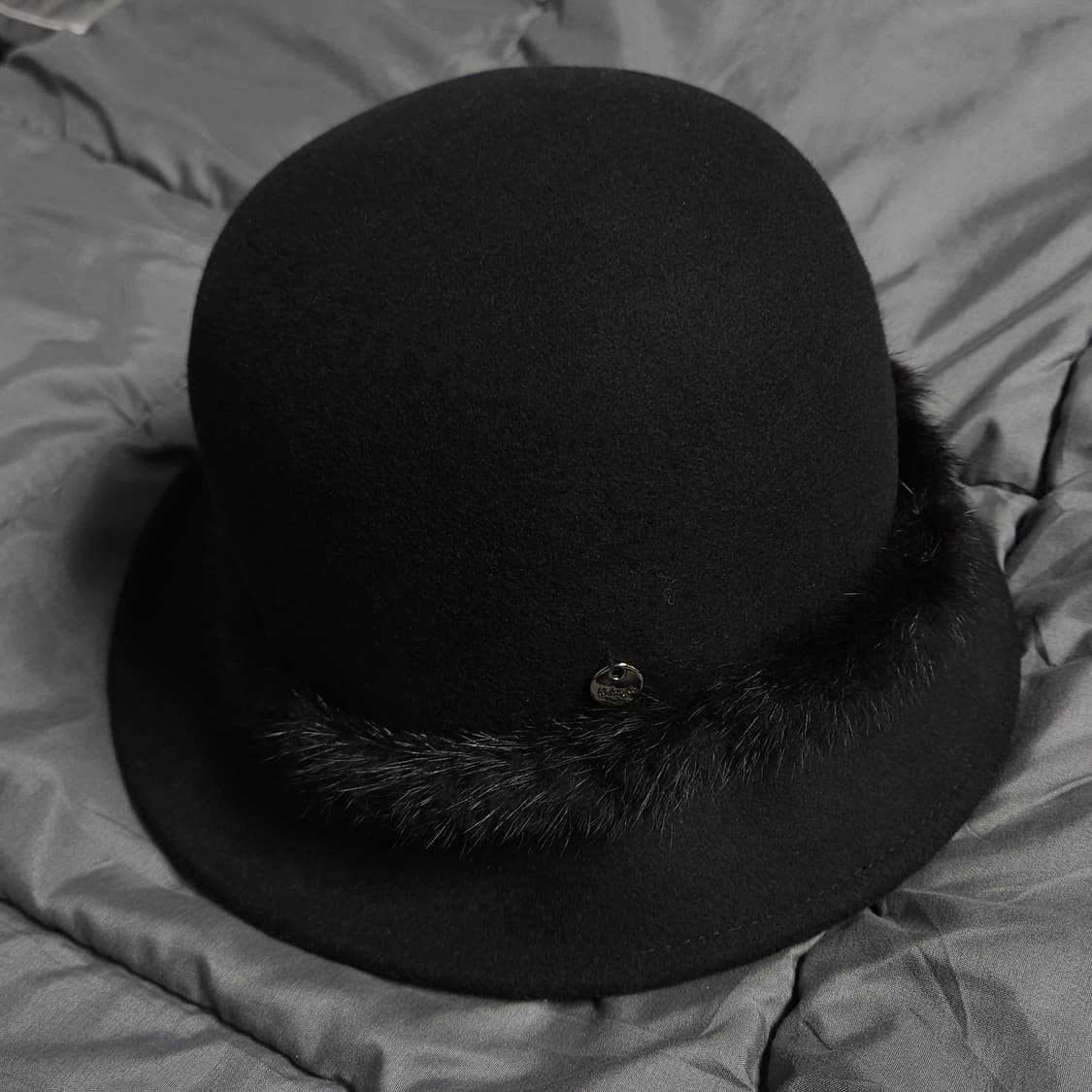 와이드앵글 여성 천연모피 밍크 버킷햇 상품이미지2