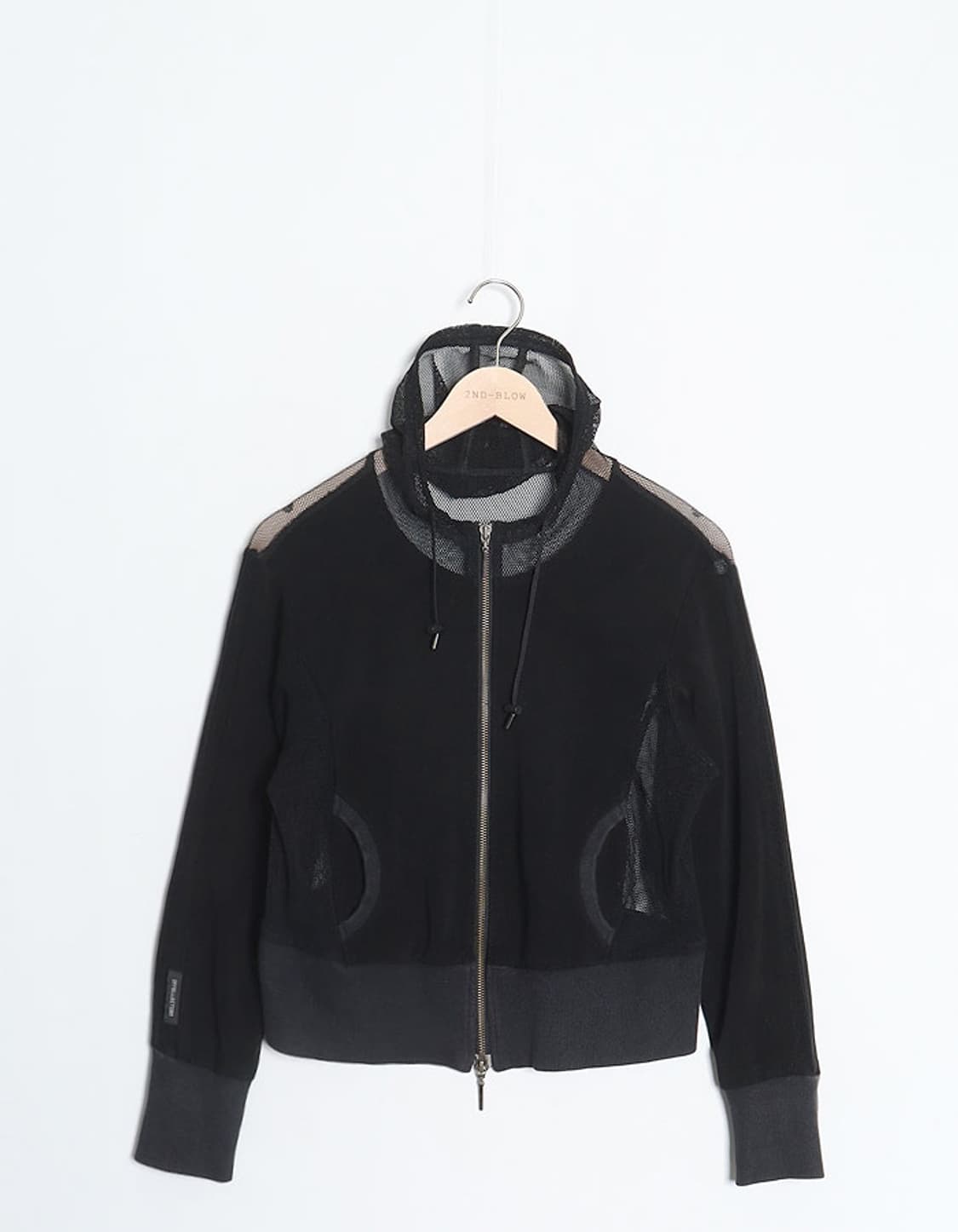 INTELLECTION Mesh Zip Hoodie 상품이미지1