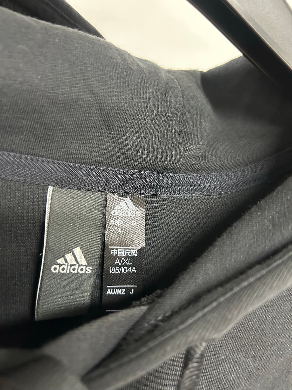 아디다스 검정 후드티 2XL 상품이미지3