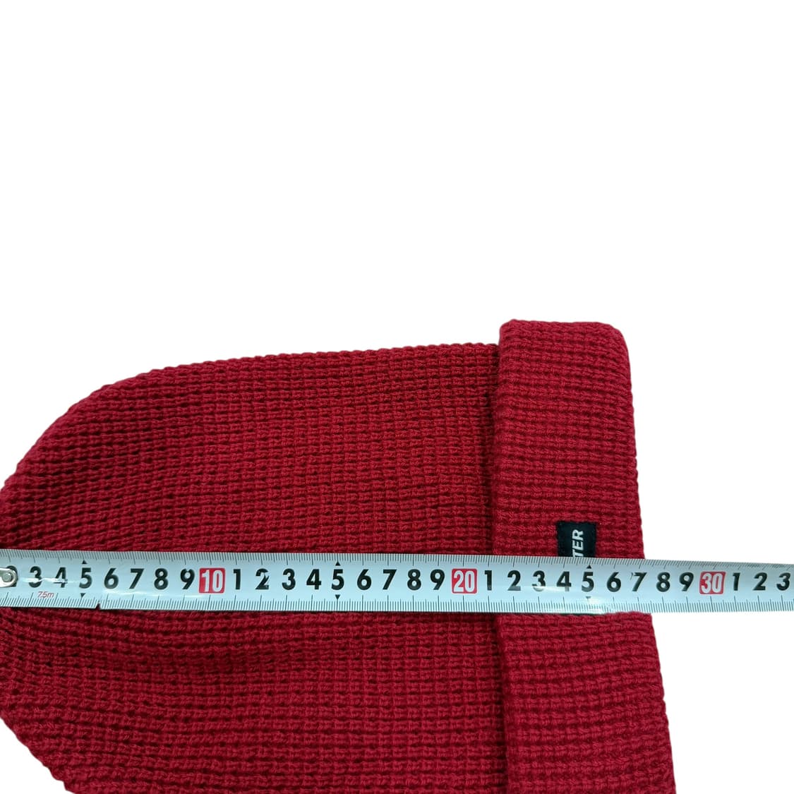 홀리스터 와플 Y2K 비니 모자 레드 상품이미지6