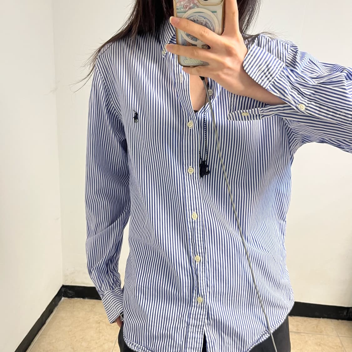 Polo Ralph Lauren Blue Stripe Shirt 상품이미지3