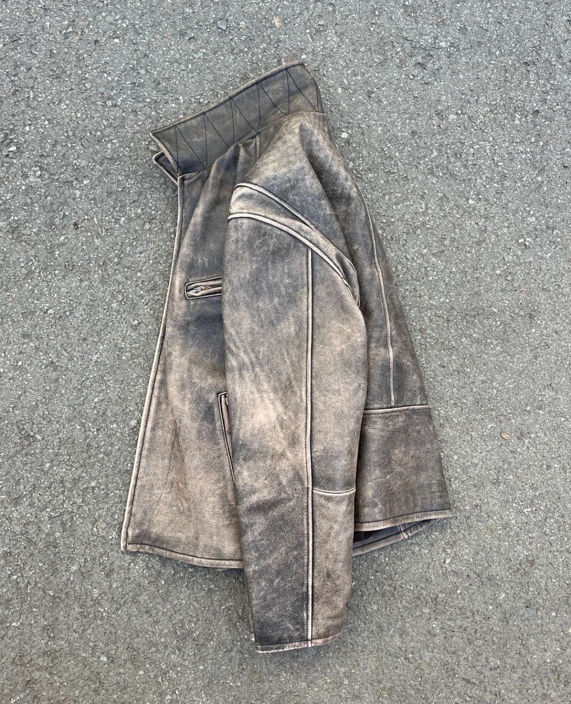 90s 빈티지 리바이스 싱글 레더자켓 상품이미지3