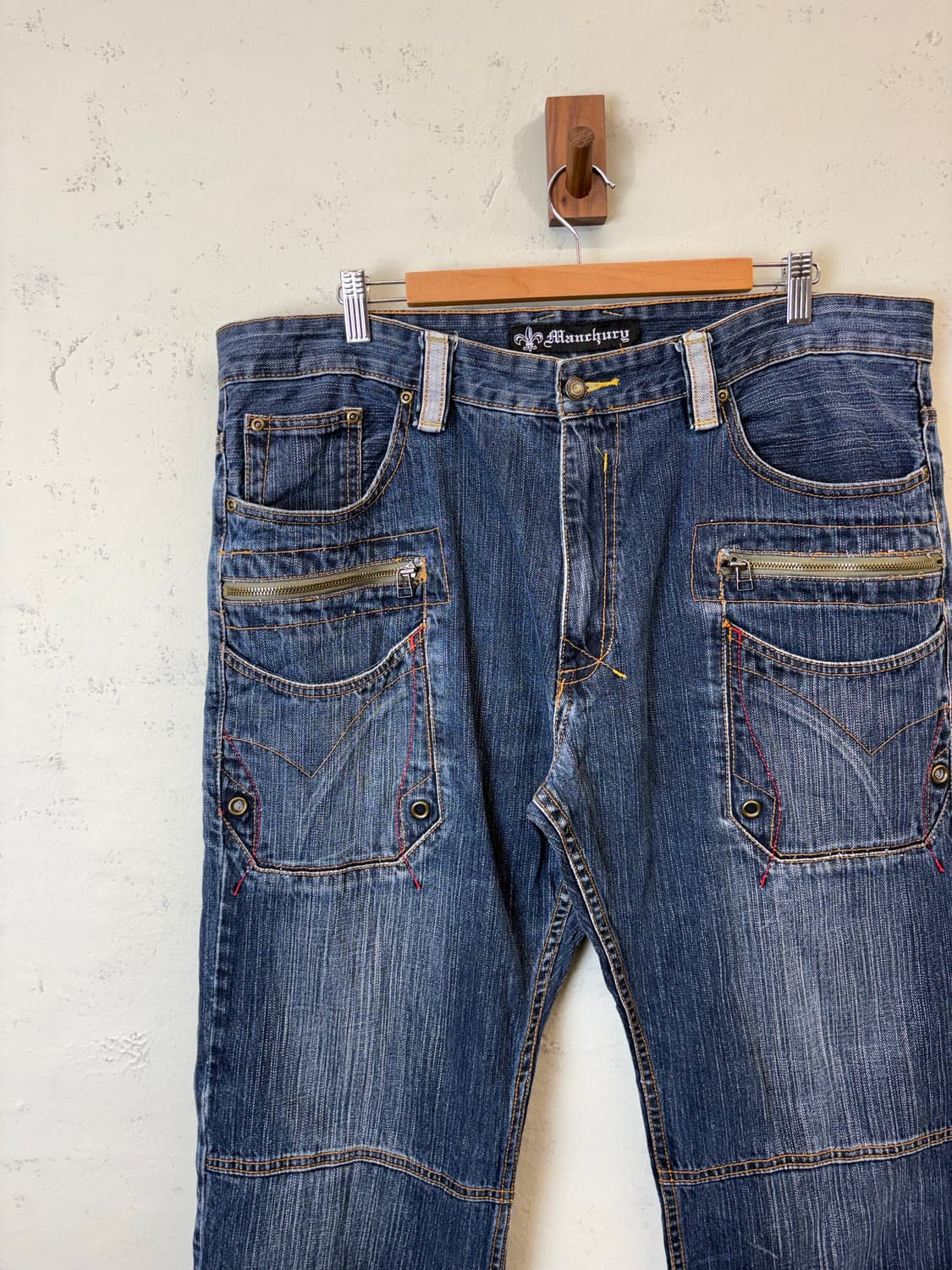 JPN 빈티지 워싱 포켓 데님 진 상품이미지6