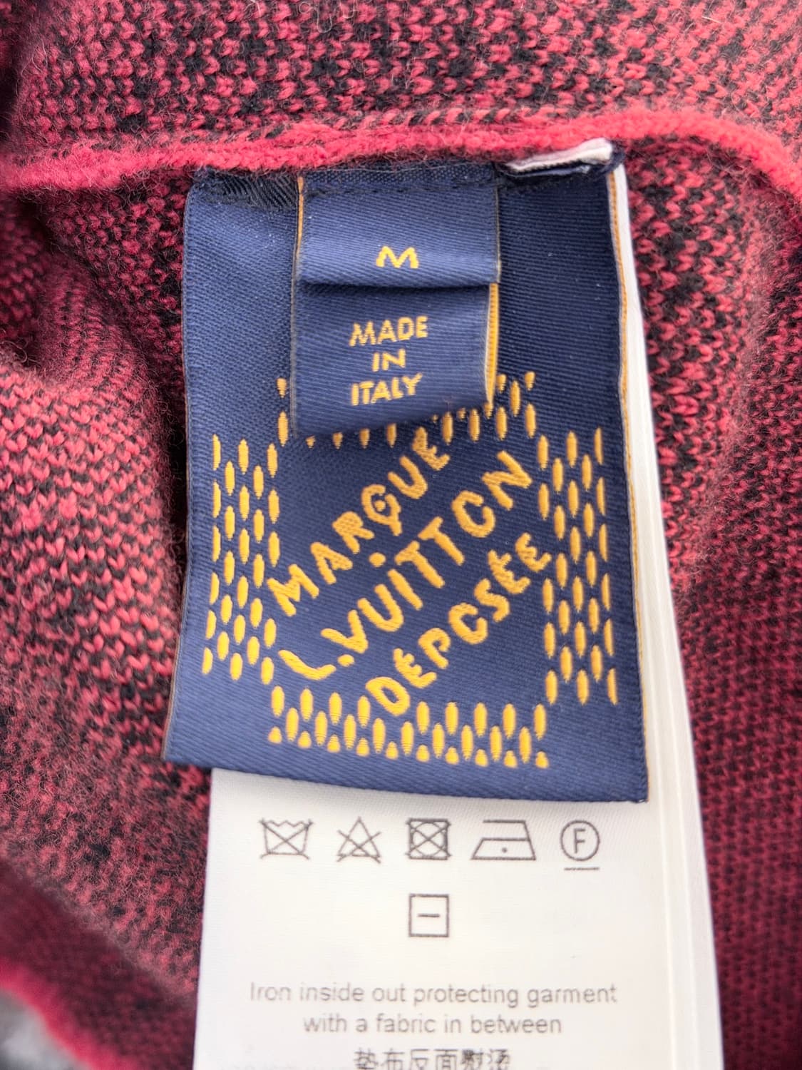 (A+/M) / 루이비통 모노그램 퍼렐 다미에 레드 크루넥 니트 상품이미지6