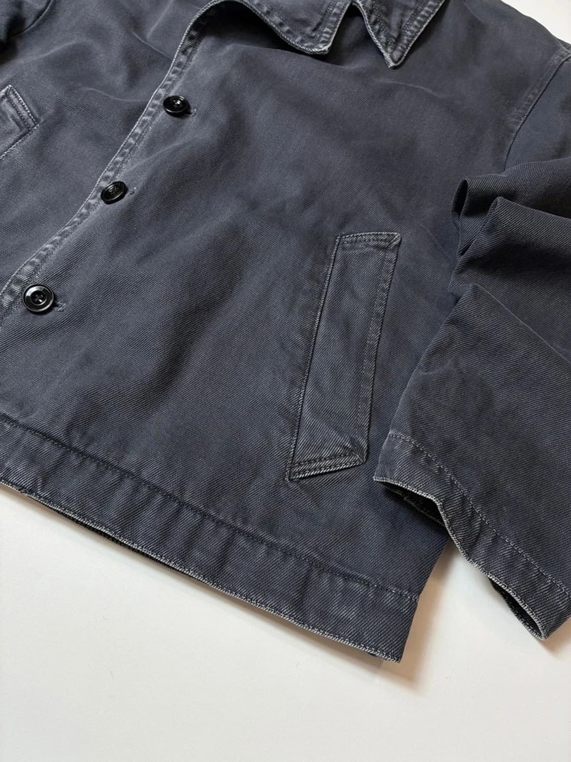 인사일런스 가먼트다잉 박시핏 데님 자켓 PN9404 상품이미지3