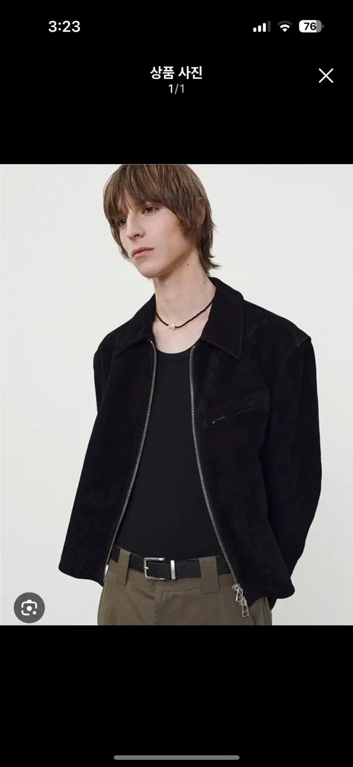 토니웩 카우하이드 디트로이트 스웨이드 자켓 L 상품이미지3