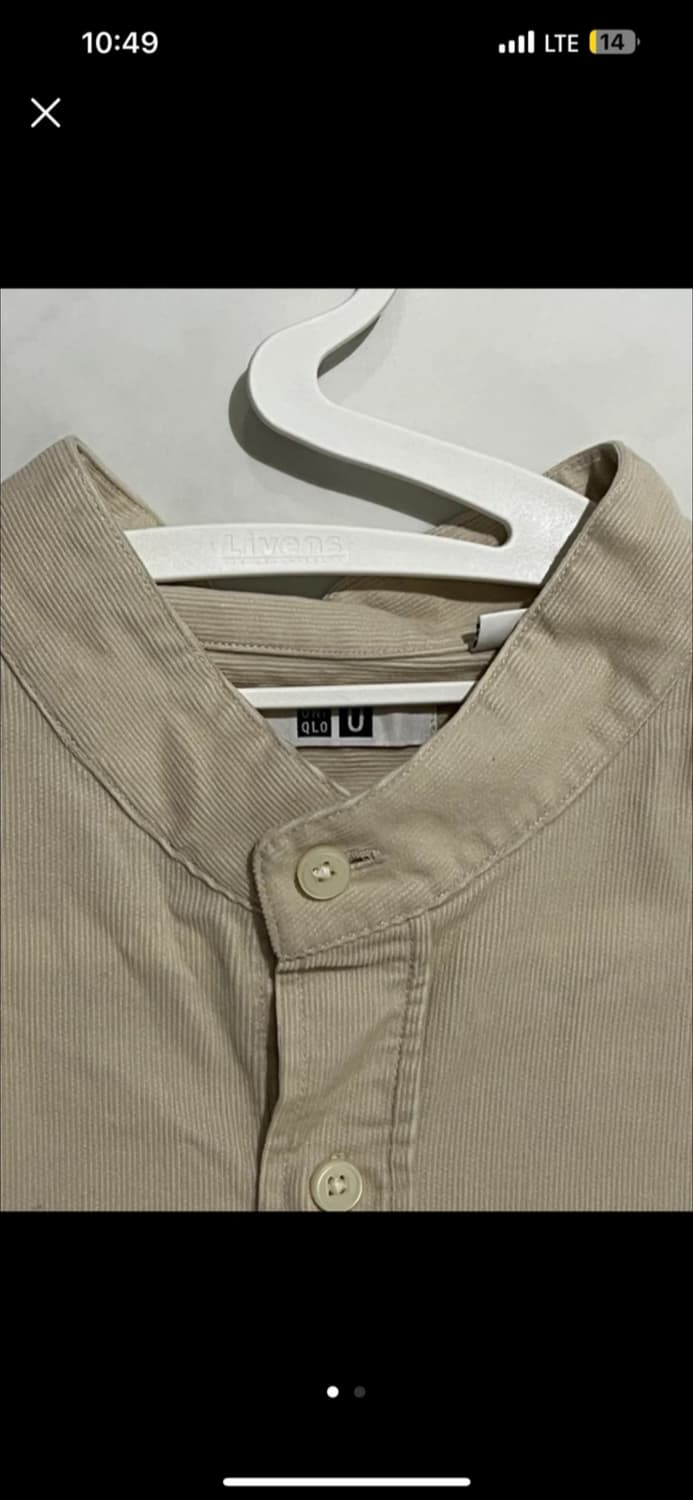 유니클로 U 스탠드카라 셔츠 (XL) 상품이미지1