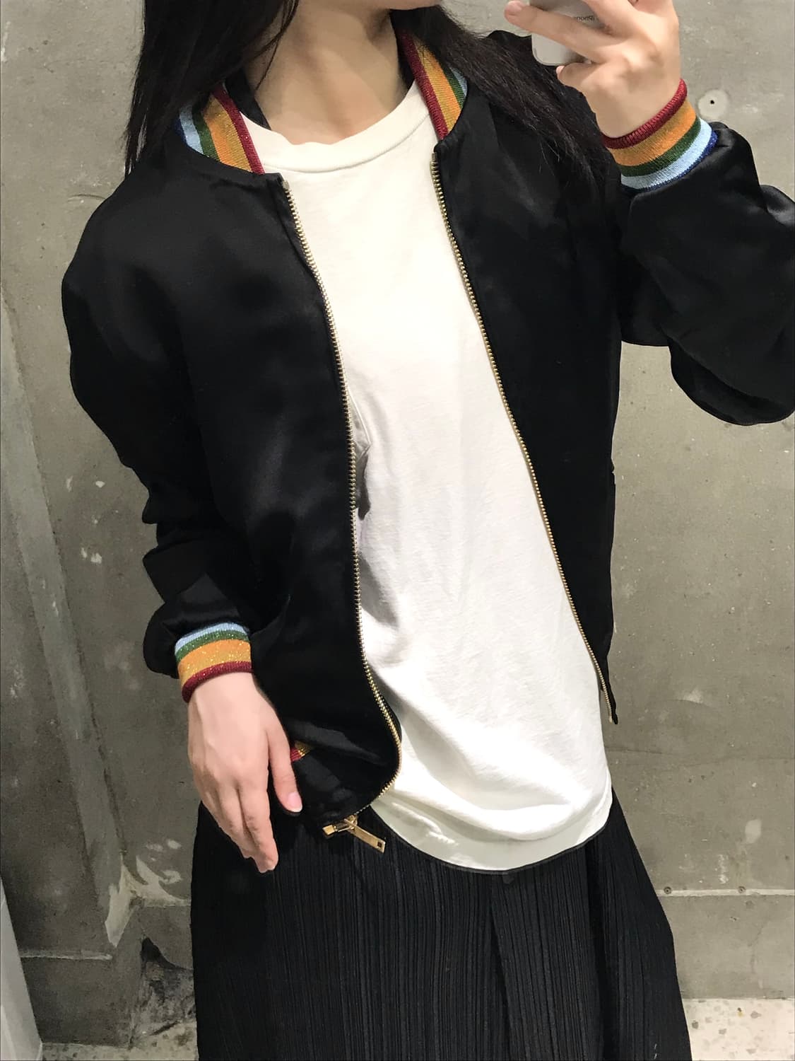 palm angels 팜엔젤스 스마일리 사틴 자켓 상품이미지2