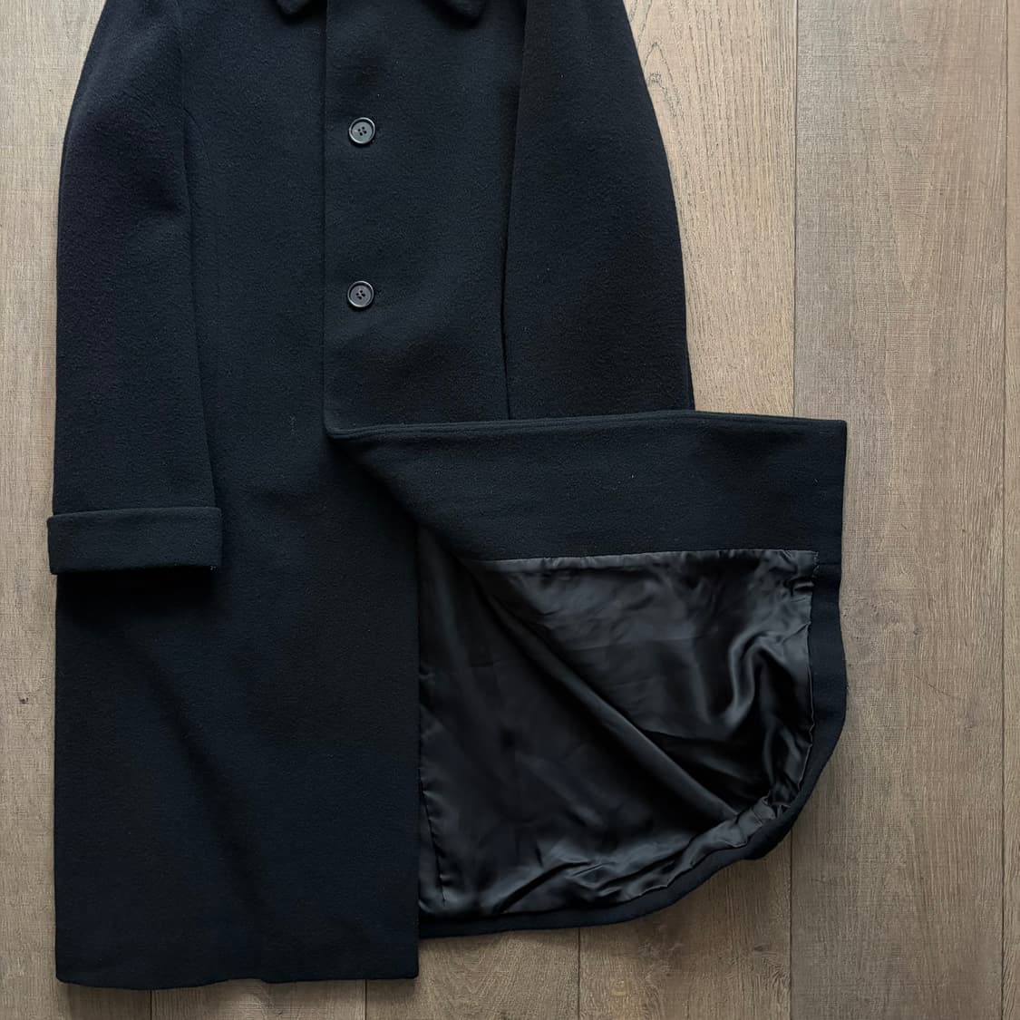 90’s Wool Wide Long Coat 상품이미지3