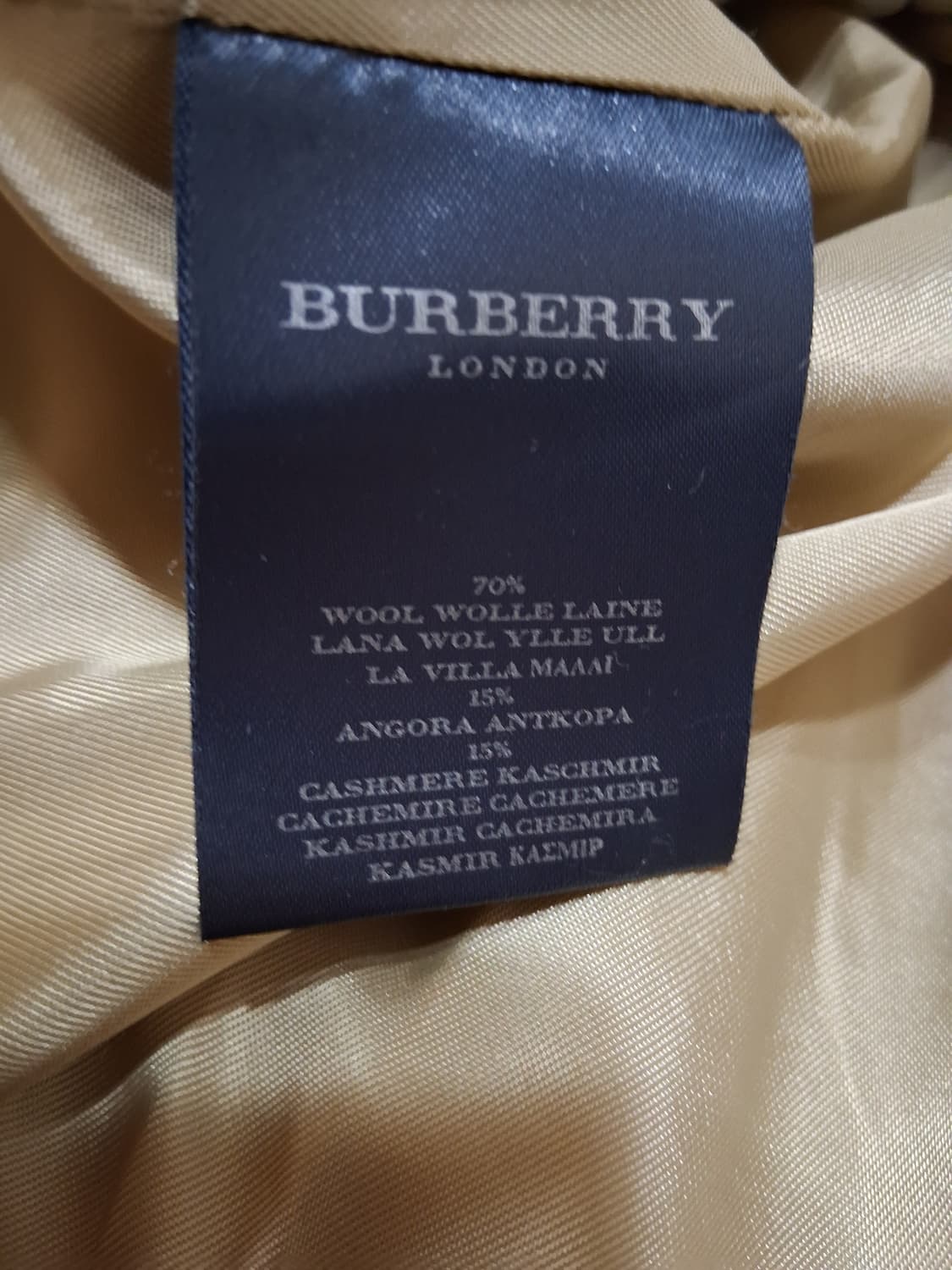 버버리런던캐시미어앙고라울코트(정품) 상품이미지5