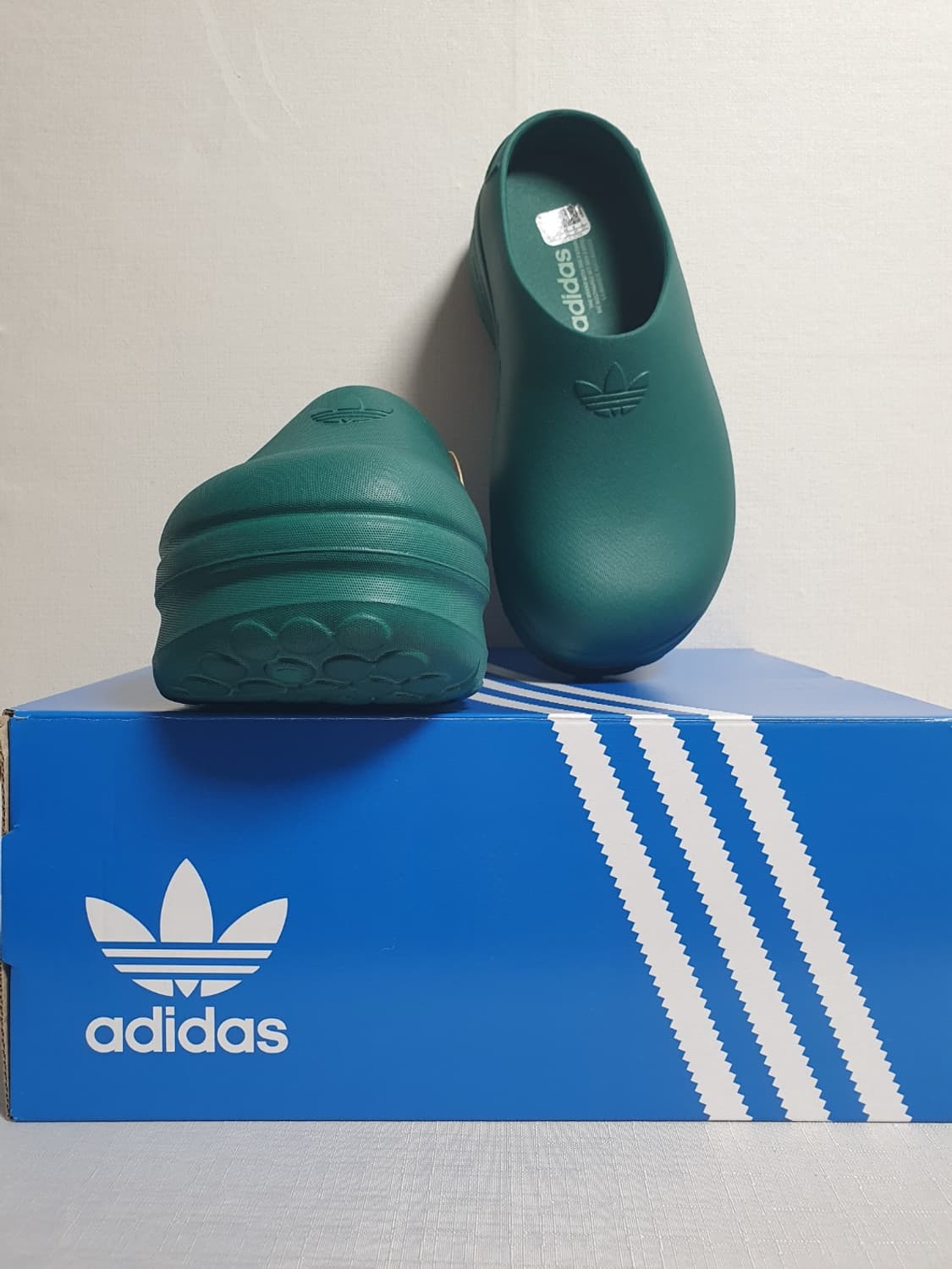 미사용 새상품 245mm 아디다스 뮬 아디폼 스탠스미스 컬리지에이트 상품이미지3