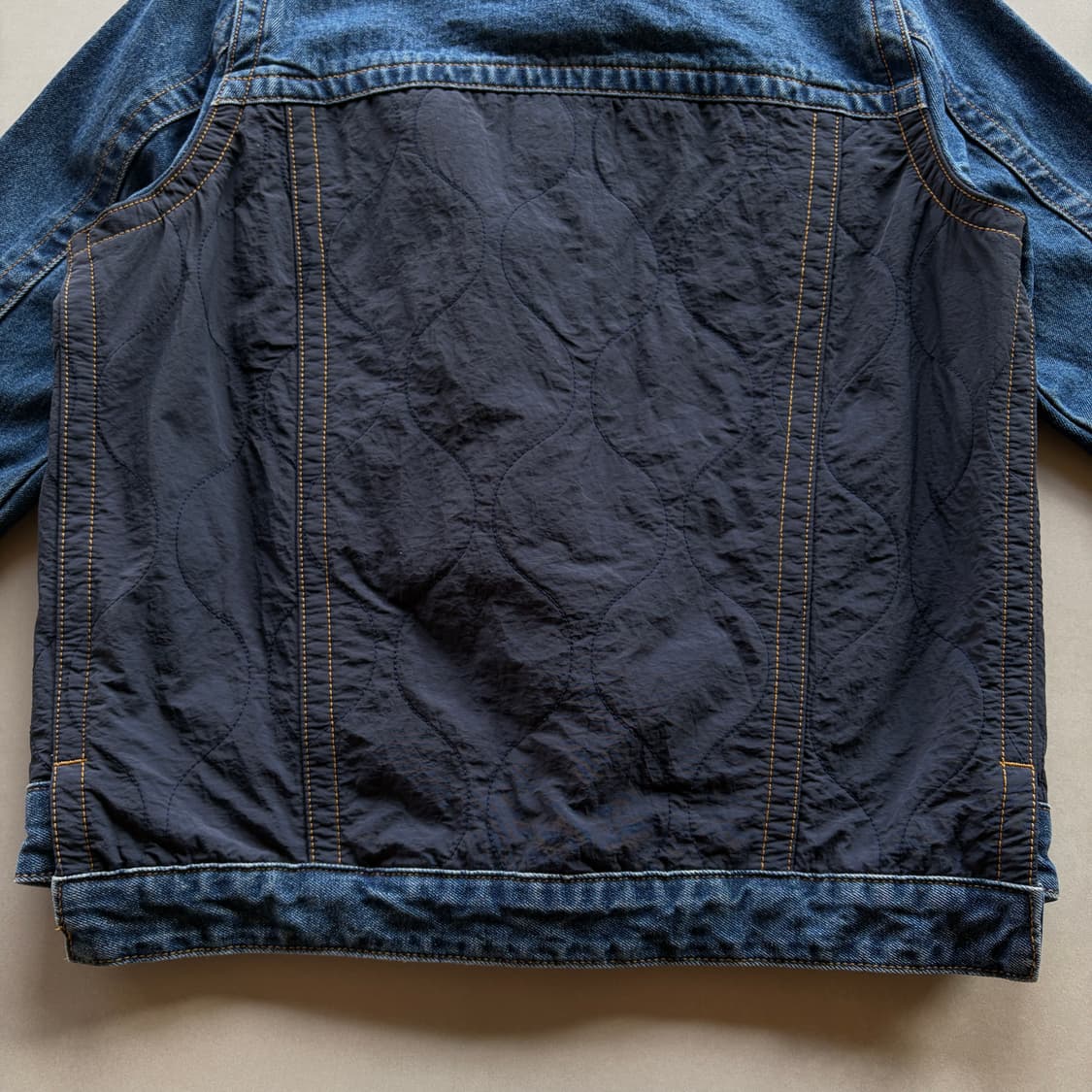 [S]트루릴리전 우먼 퀼팅 인디고 데님 자켓 상품이미지7