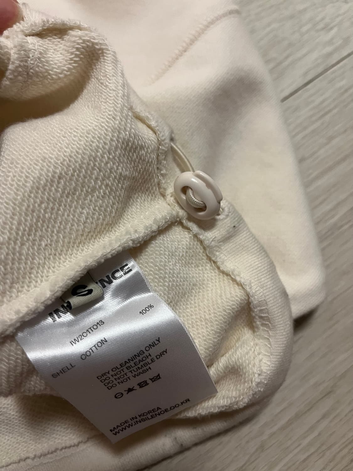 인사일런스우먼  SLNC 하프집 스웨트셔츠 상품이미지6