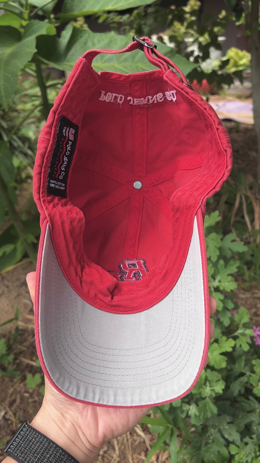 [90s POLO Jeans] RL 67 red cap 상품이미지4
