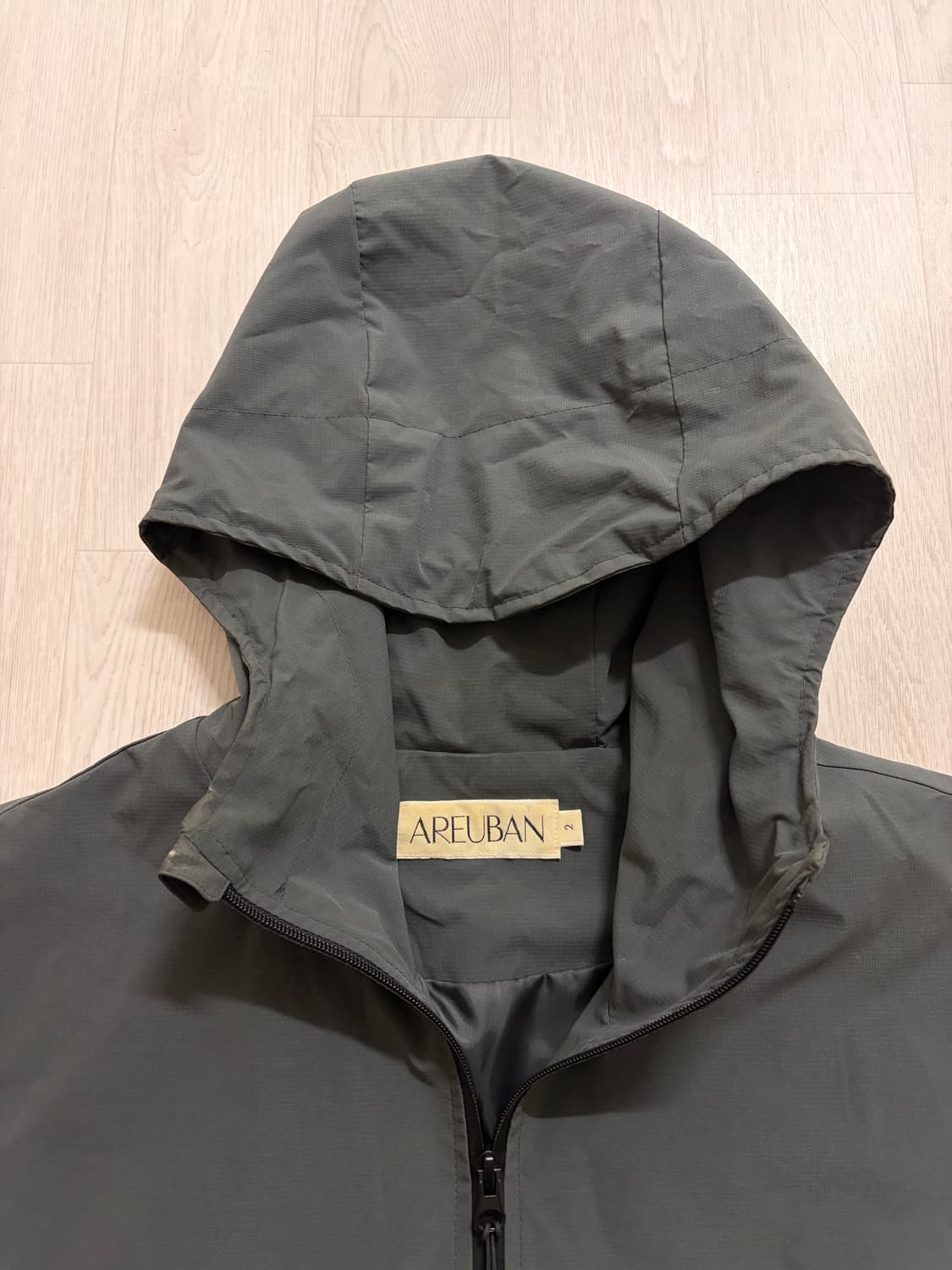 아르반 하이크 베스트 후드 차콜 2사이즈 상품이미지5