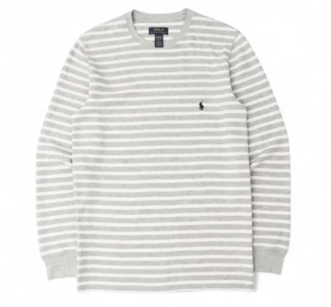 코르티스 엄성현 폴로랄프로렌 스트라이프 와플티 L 상품이미지1