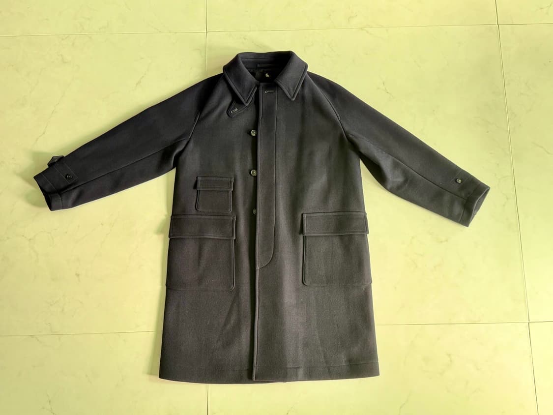 캡틴선샤인 트래블러 코트 38사이즈 21FW 네이비 상품이미지3