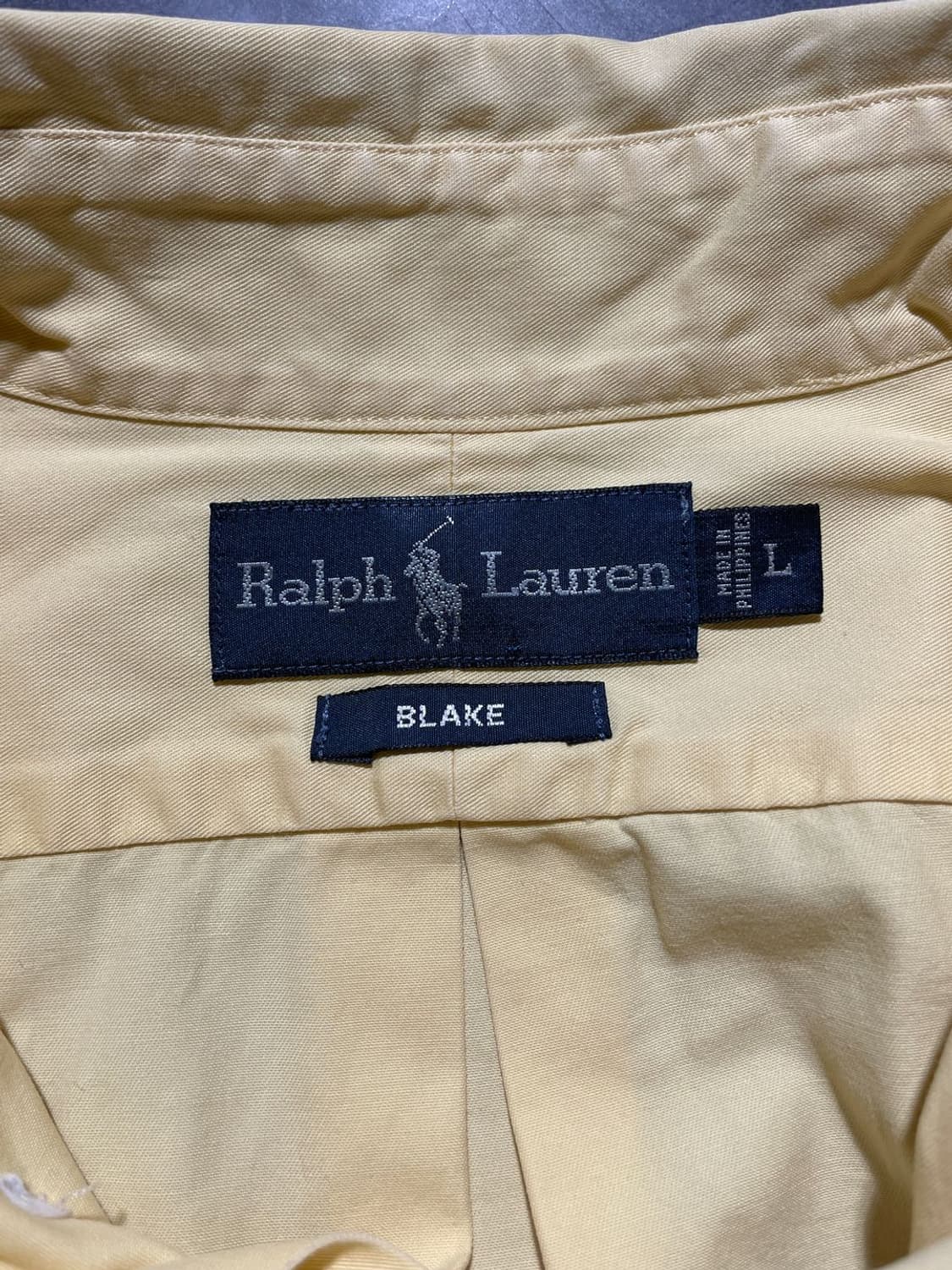 RALPH LAUREN 랄프로렌 옐로우 코튼셔츠 상품이미지9