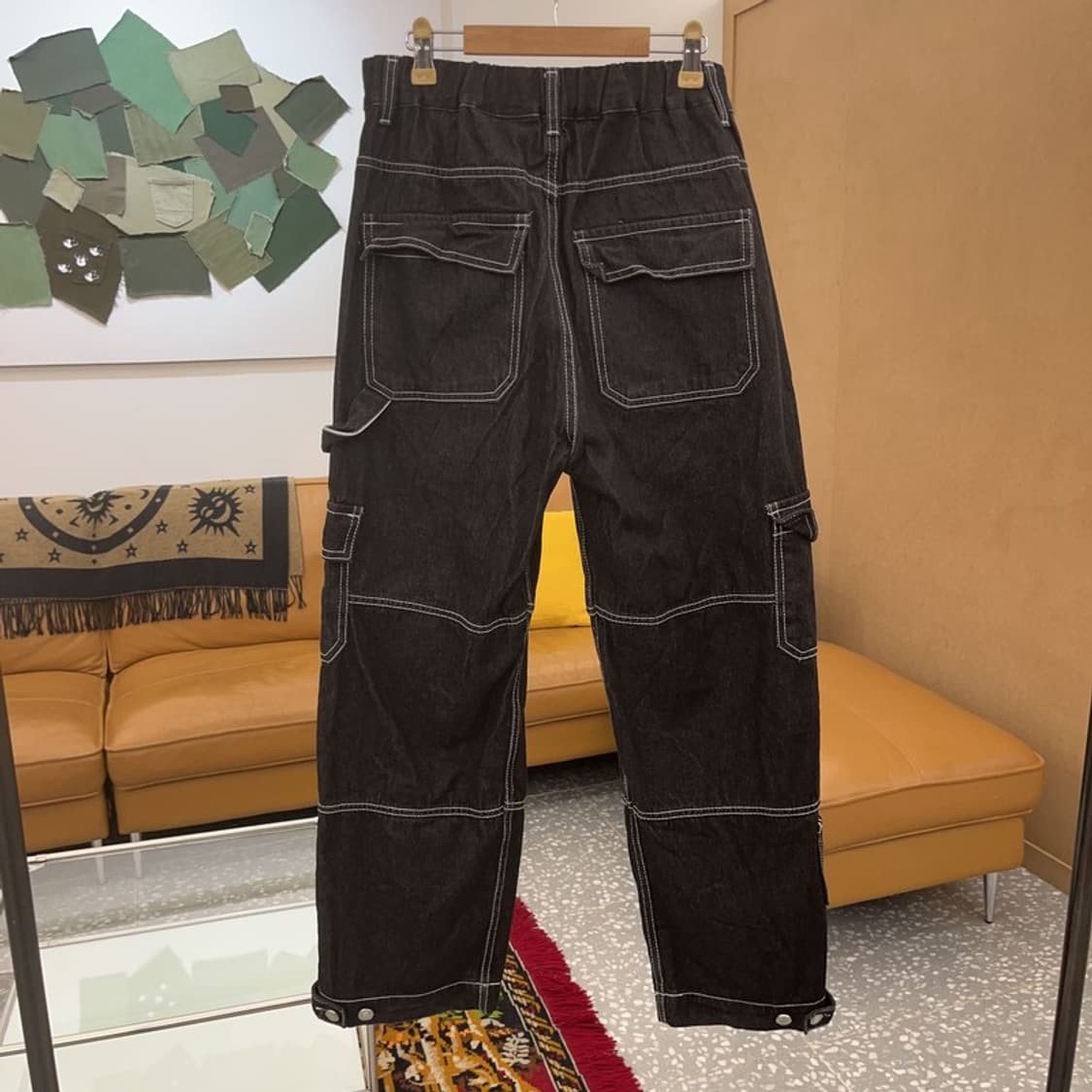 알디브이제트 RDVZ 카펜터 카고 스티치 데님팬츠 M C06305 상품이미지2