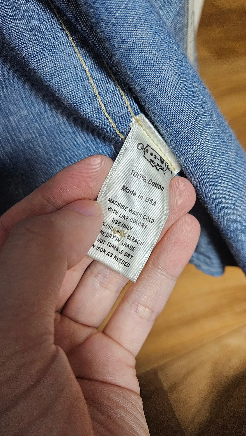 coast-wide 샴브레이 셔츠 상품이미지3