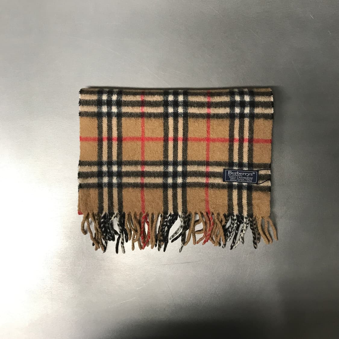 버버리 정품 캐시미어 머플러 베이지 상품이미지2
