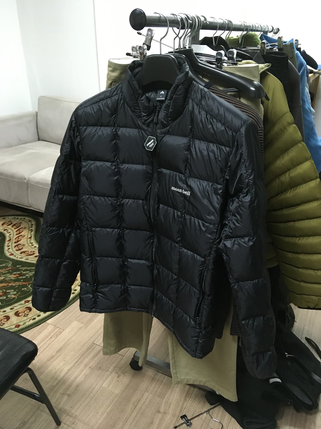 몽벨 경량패딩 슈페리어 L 블랙 상품이미지2