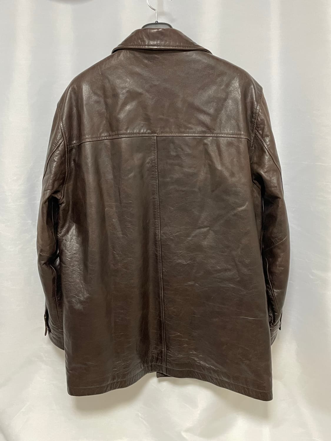 [D.O Archives] 90s 올드갭 레더 카코트 브라운(L) 상품이미지6