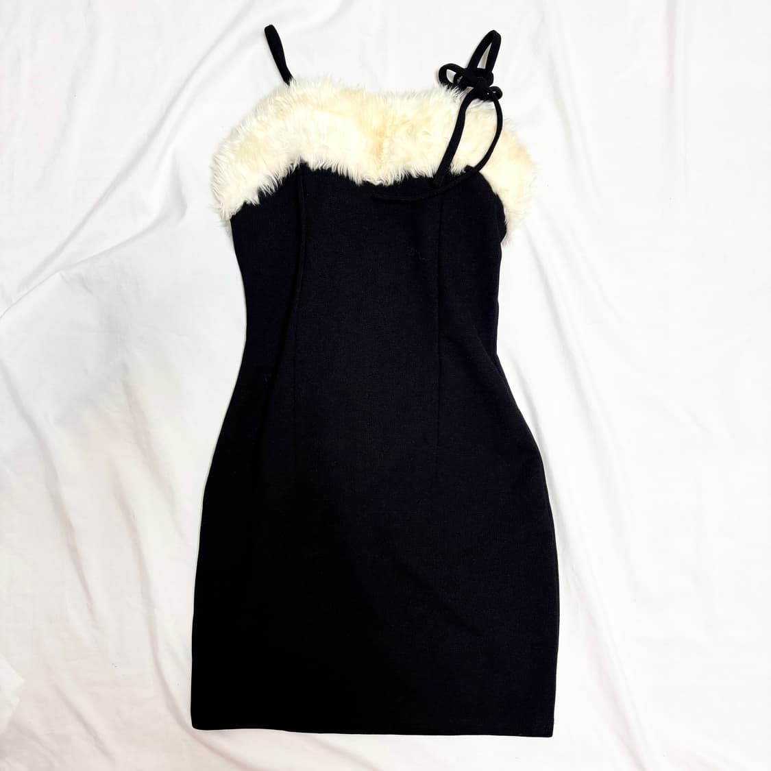 빈티지 y2k 고스 갸루 퍼 원피스 상품이미지1