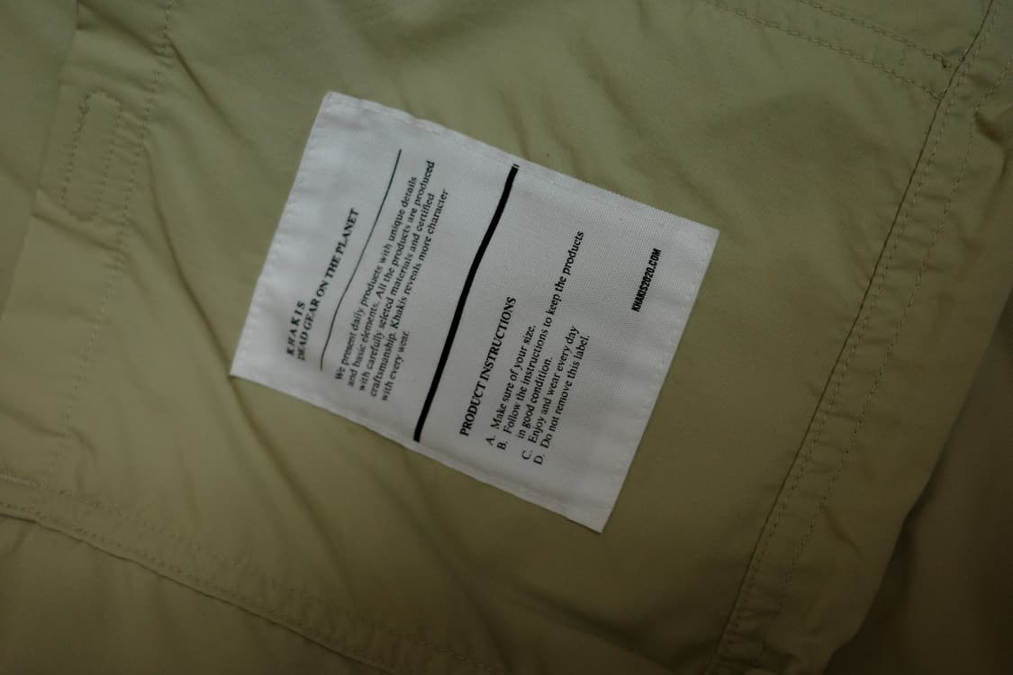 카키스 트레일 다운 베스트 블루 L (택 보유) 상품이미지7