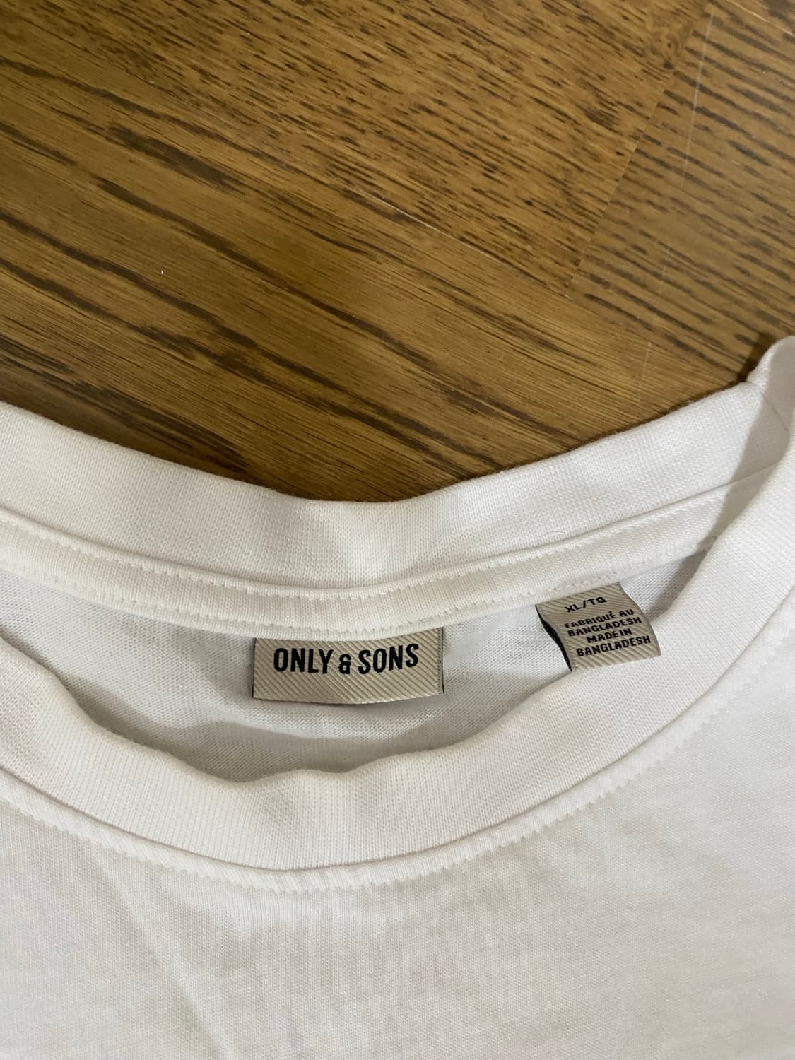 온리앤선즈 칵테일 클럽 반팔 티셔츠 xl 화이트 상품이미지2