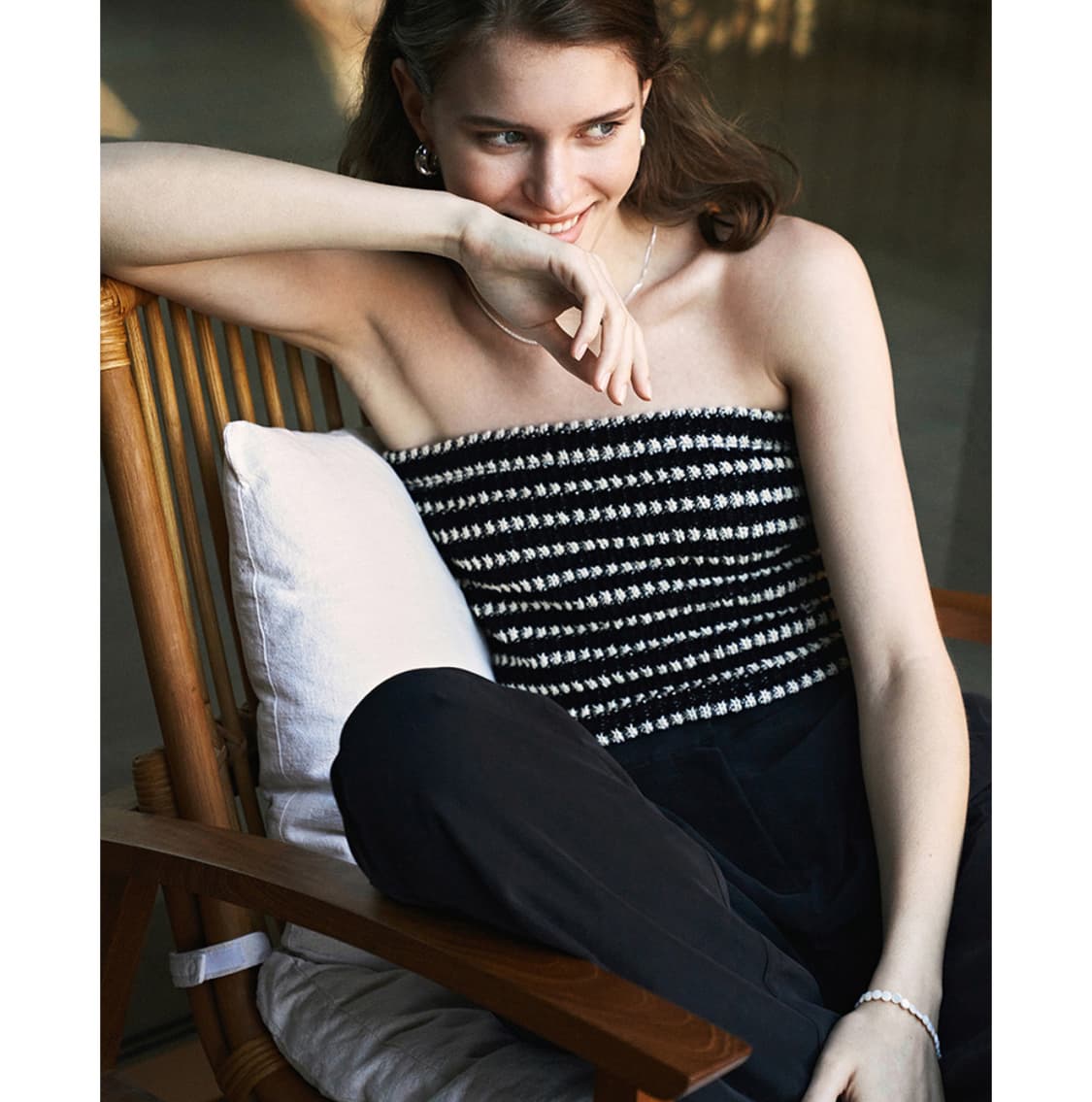 니브 니트 탑 상품이미지1