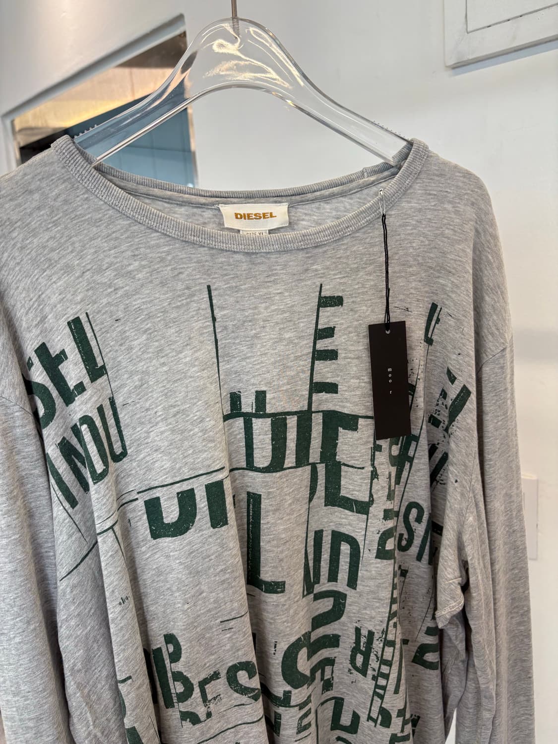 Diesel graphic L sleeve T 상품이미지2