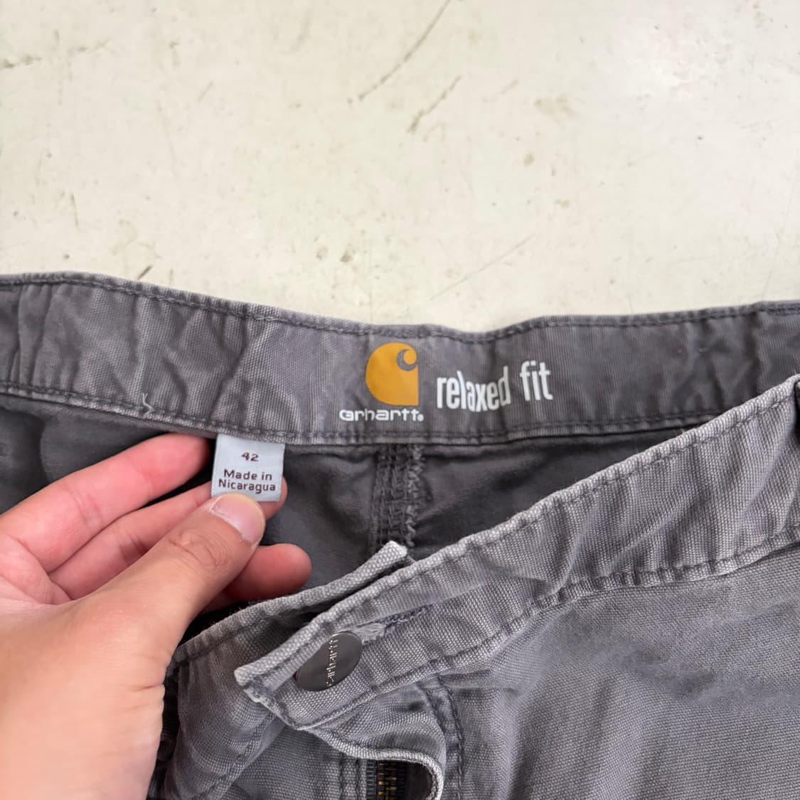 칼하트 빈티지 워크 반바지 42 상품이미지5