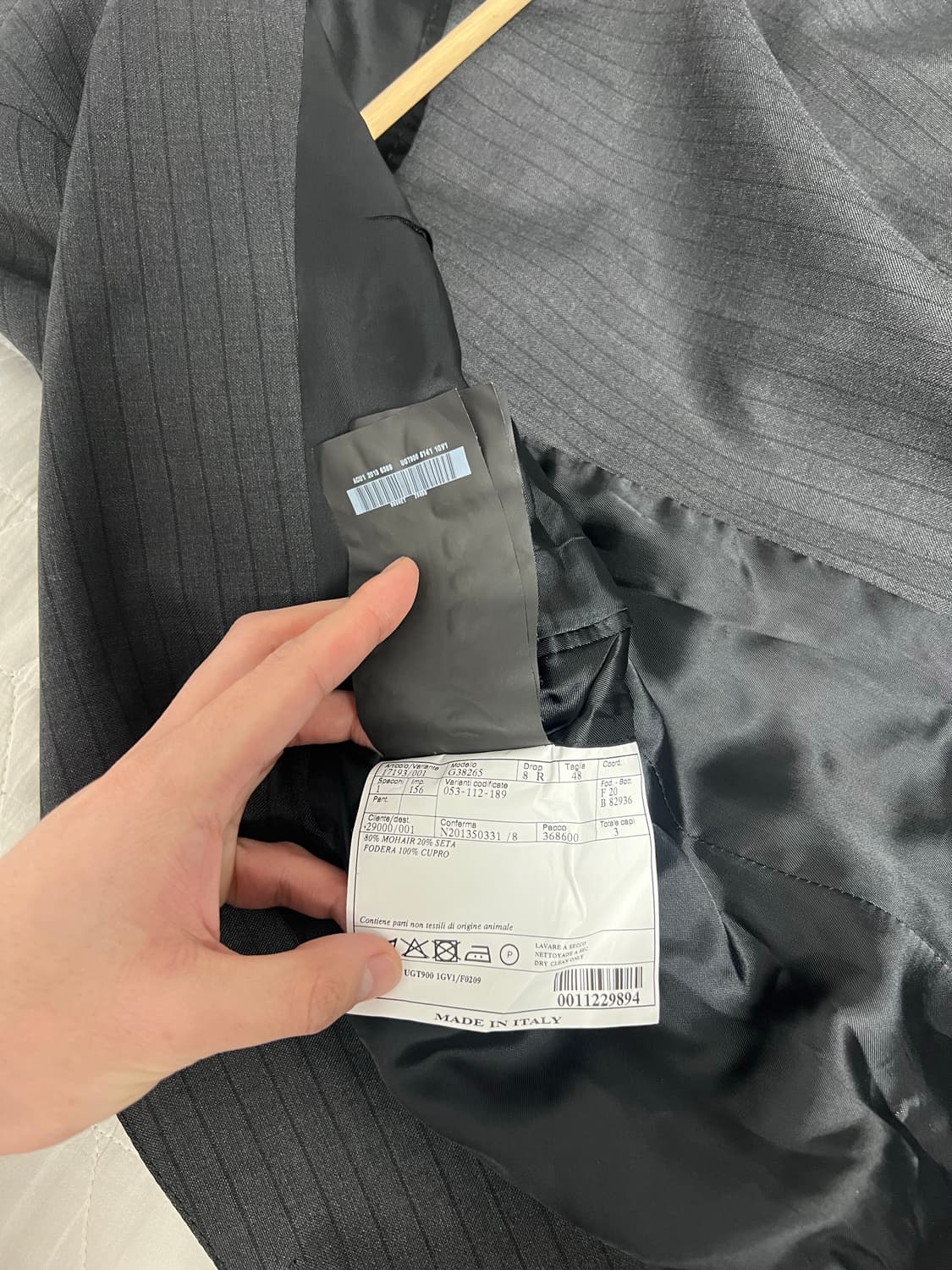 [48] 프라다 더블블레스티드 블레이저 상품이미지4