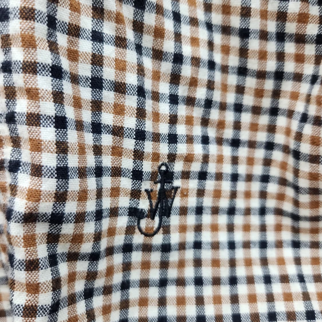 유니클로xJW앤더슨 로고 체크패턴 셔츠 XL(XL) 상품이미지3