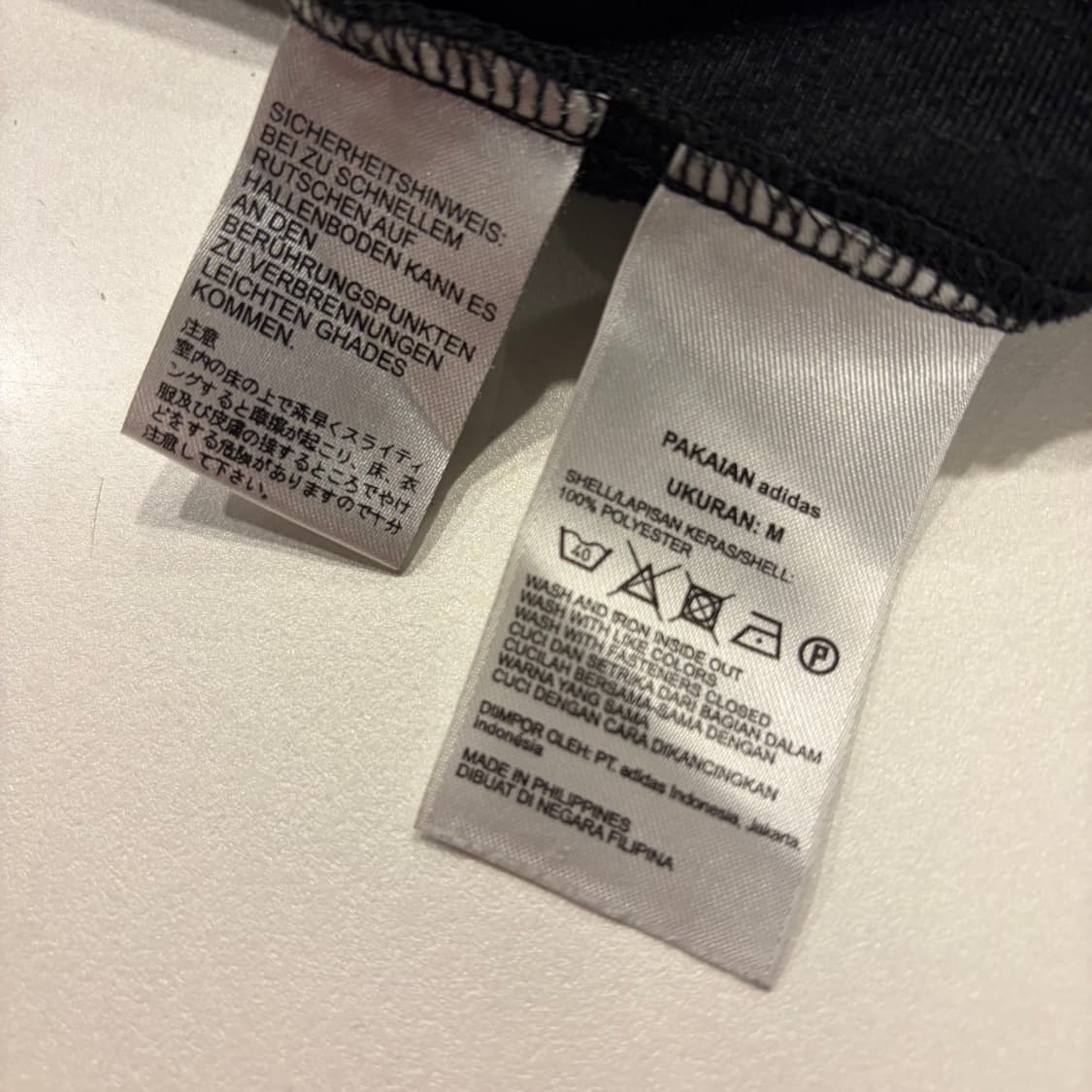 [M] 13s 아디다스 파이어버드 삼선 트랙탑 져지 블랙 C912 상품이미지5