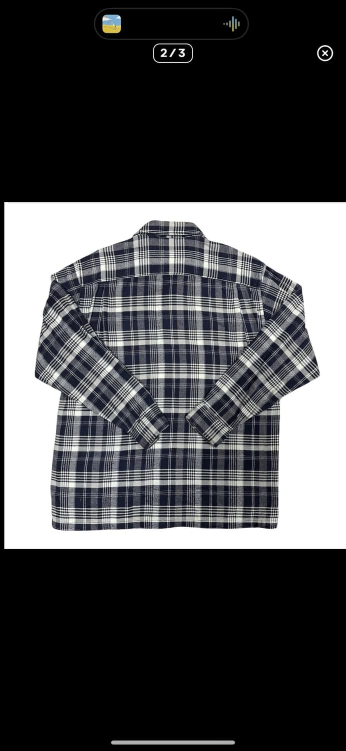 (바배) 라코스테 체크 남방 셔츠 상품이미지2