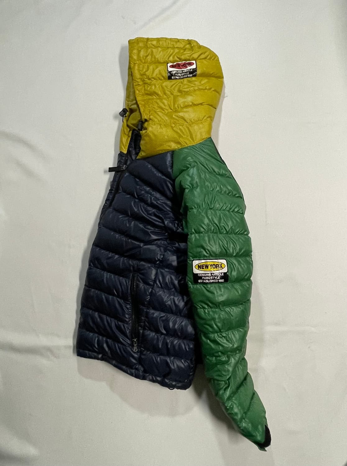 서상영 fubu 컬러블럭 경량패딩 상품이미지1