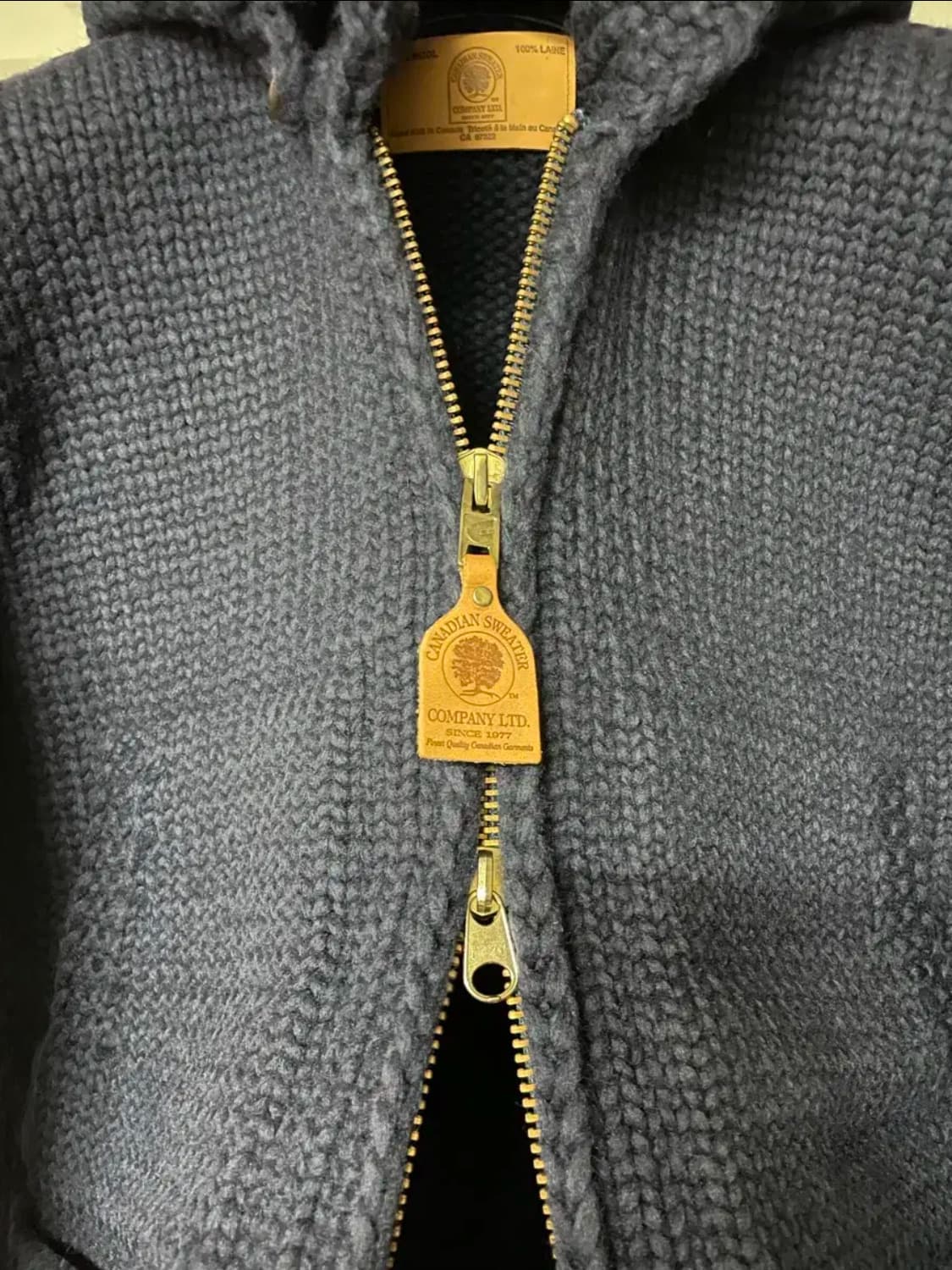 캐나디안 스웨터- 네이비 상품이미지3