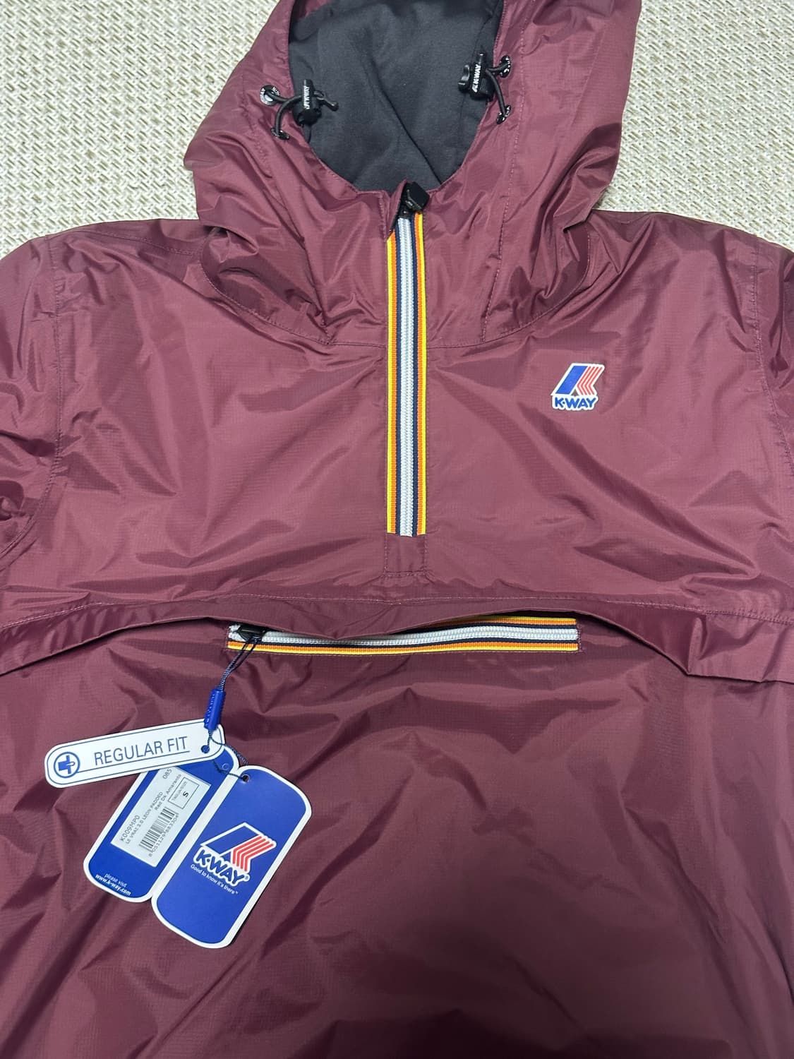 새상품) kway 까웨 패디드 아노락 상품이미지4