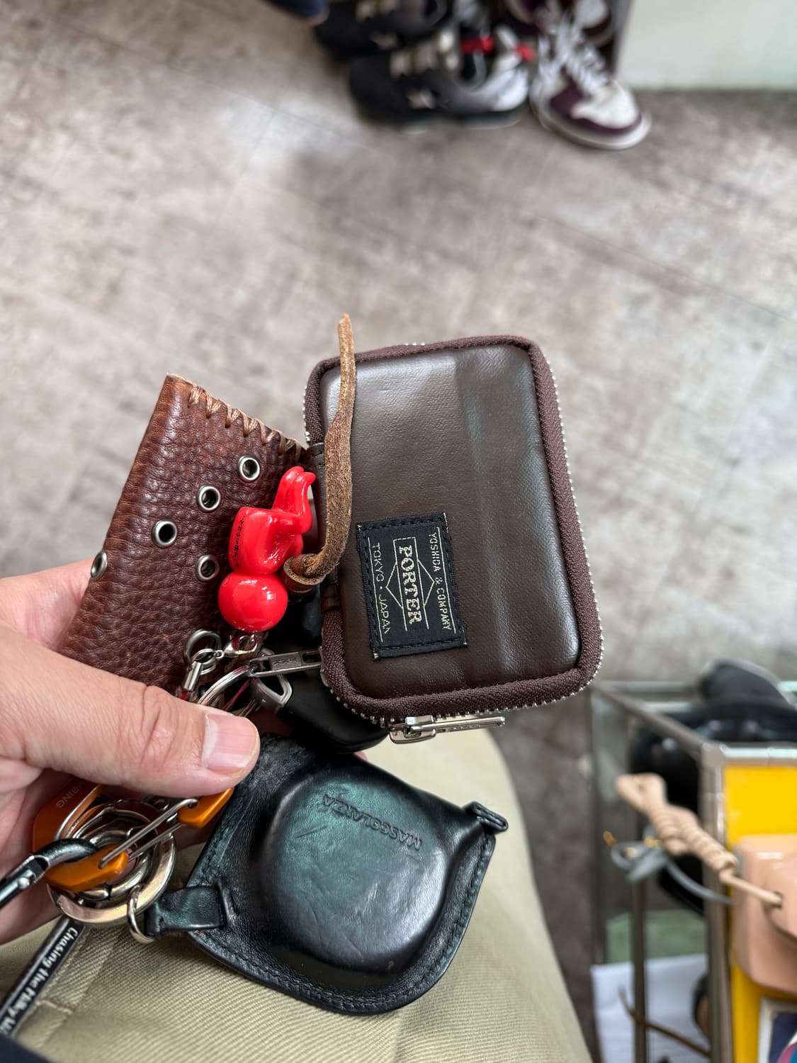 Porter 멀티 키케이스 os 브라운 상품이미지5