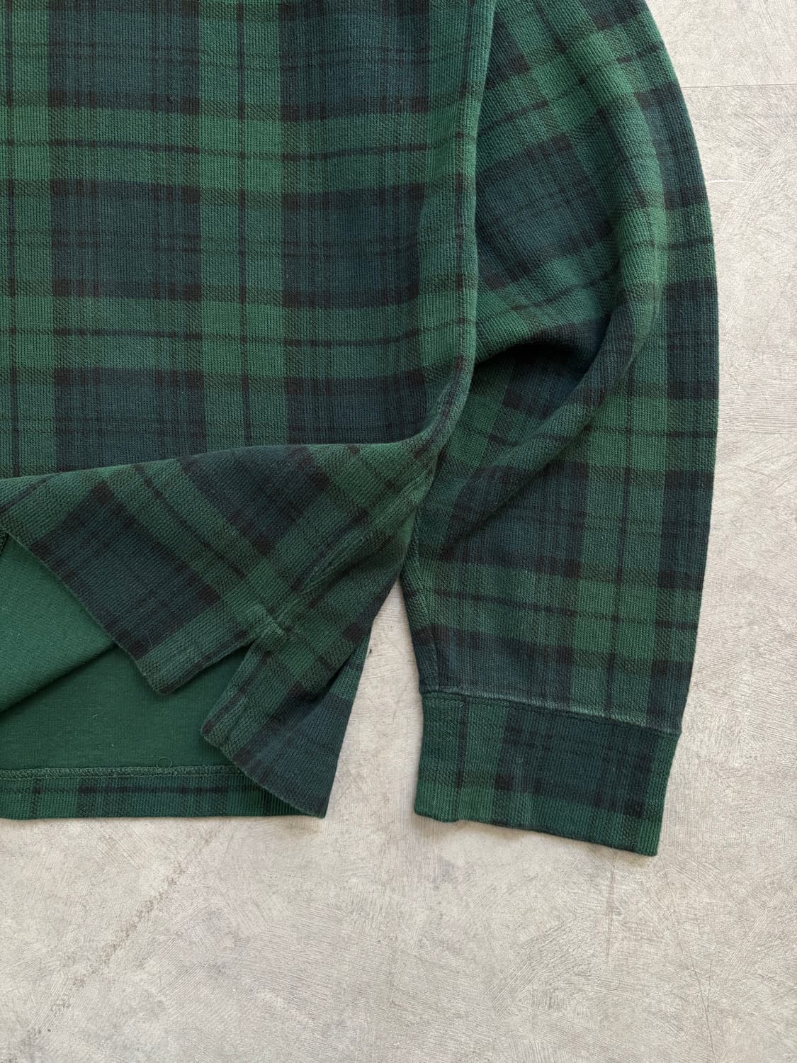 Polo 폴로 랄프로렌 신형라벨 타탄체크 하프집업 니트 상품이미지5