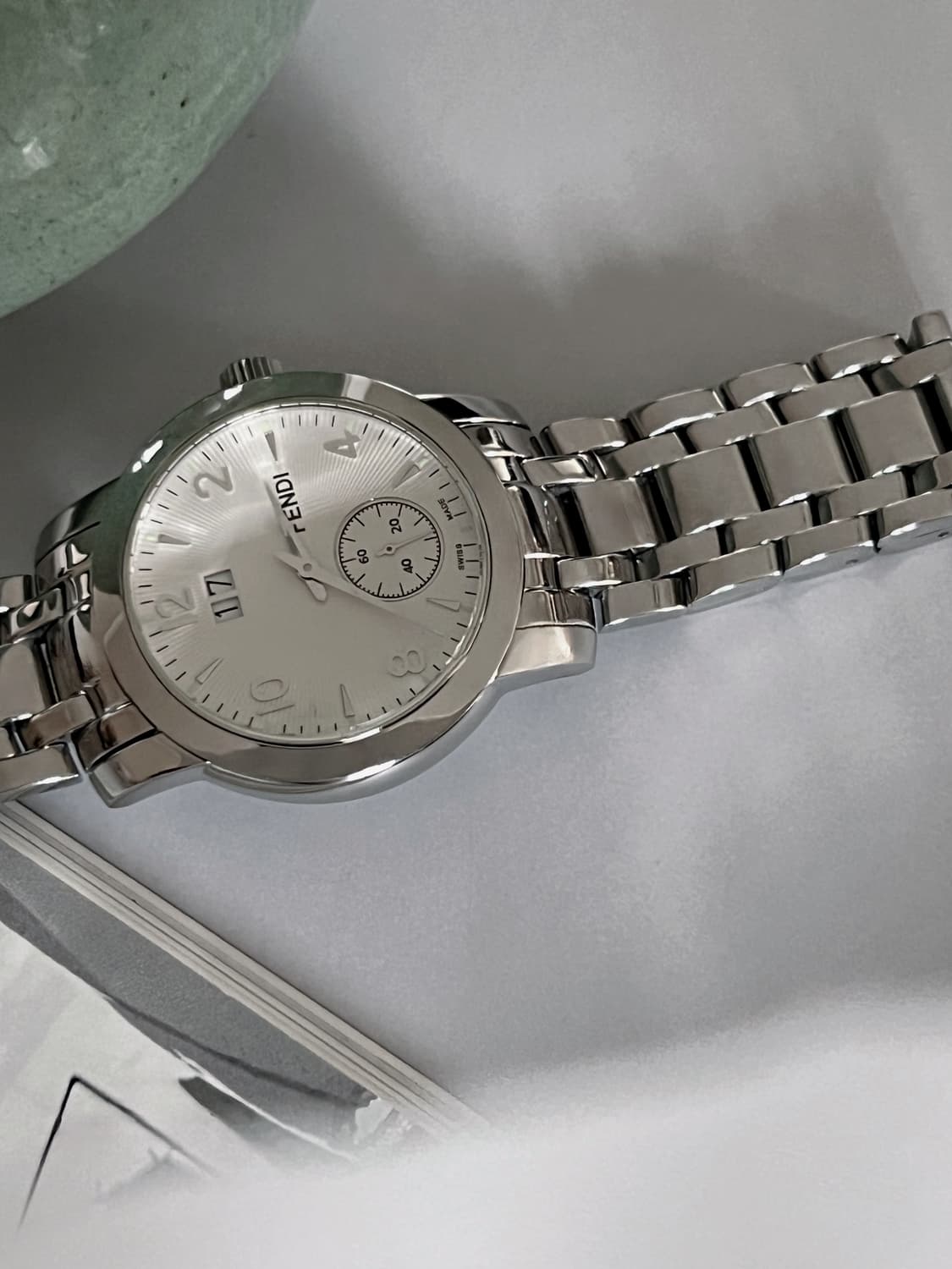 FENDI 펜디 데이트 스몰세컨드 스틸 남성 시계 상품이미지5