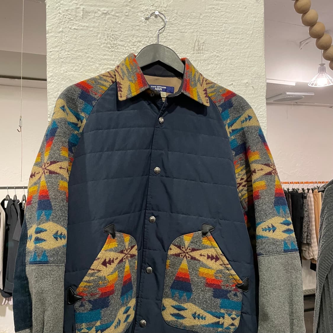 준야와타나베 맨 22aw 펜들턴 패딩 셔츠 상품이미지2