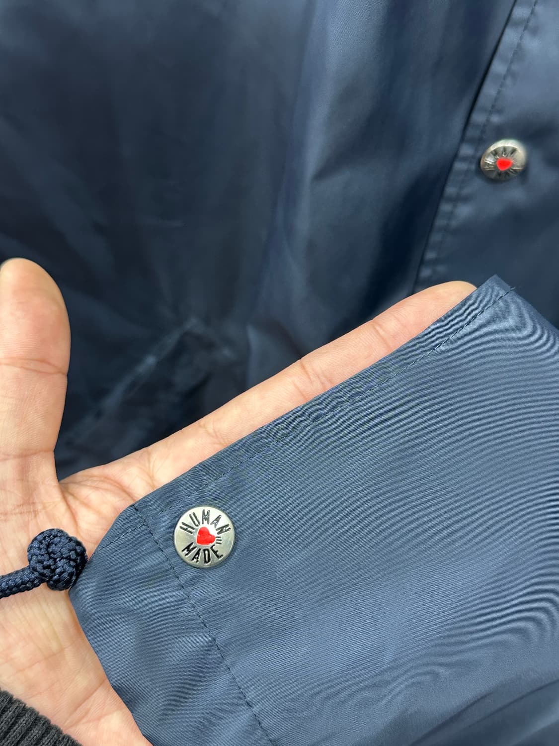 휴먼메이드 북극곰 코치자켓 네이비 XL 상품이미지9