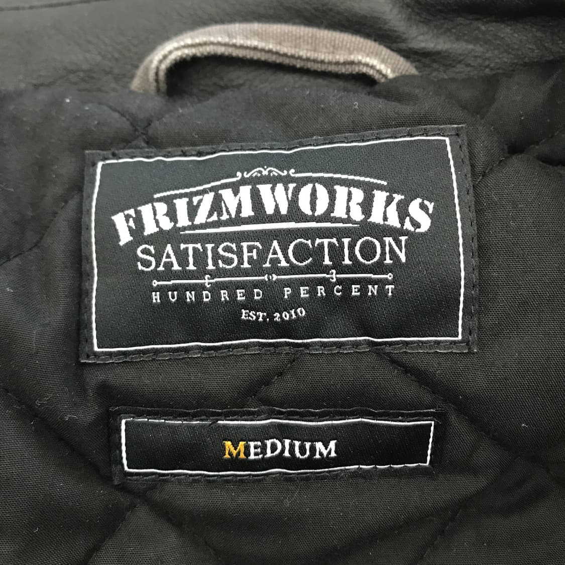 프리즘웍스 24FW 카우하이드 캔버스 워크자켓 머드 [M] 상품이미지4