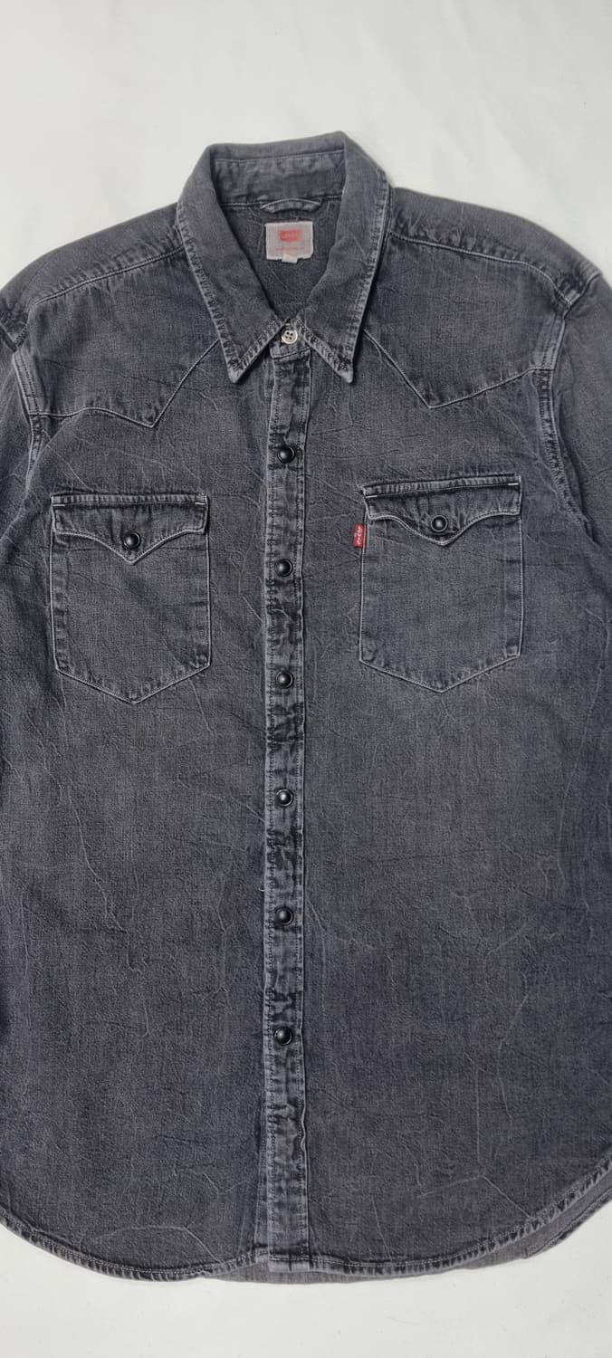 리바이스 데님 웨스턴 셔츠 M _ 남성 상품이미지2