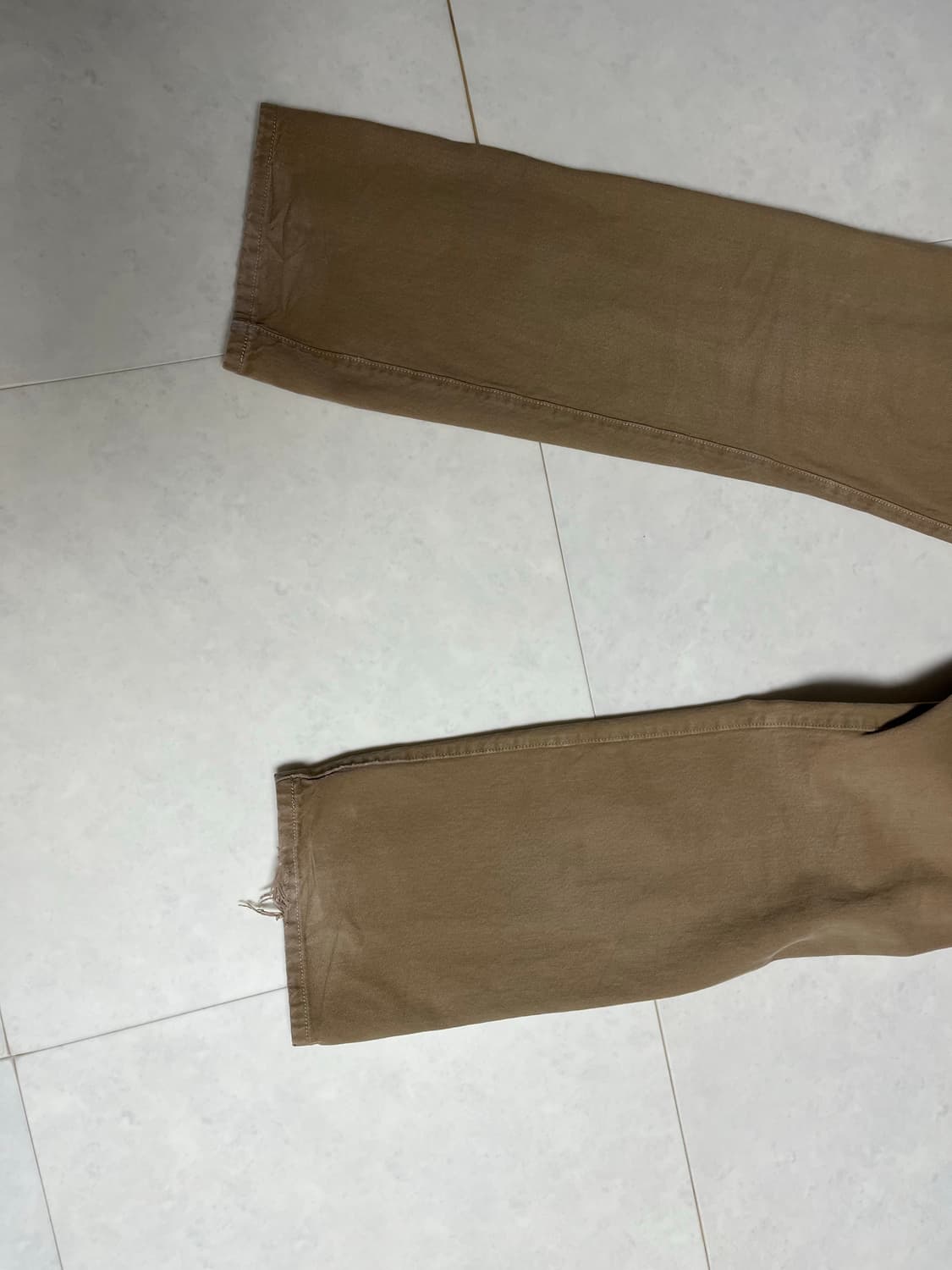 리바이스 501 베이지 면 바지 W36 L32 상품이미지5