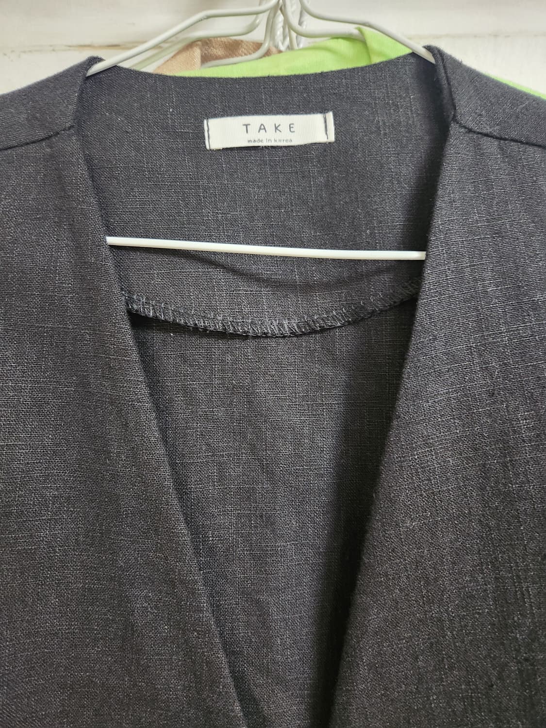 TAKE 블랙 반팔 자켓 F(66~77) 상품이미지3